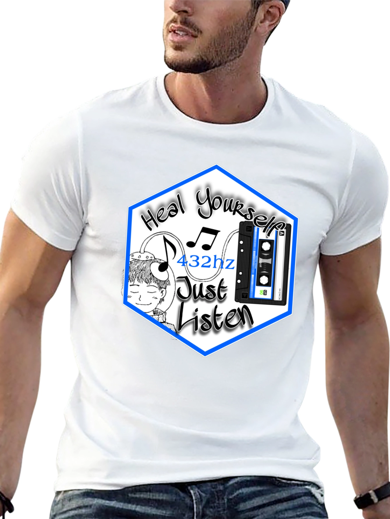 Heal Yourself T-Shirt 432hz Meditation Music Tee
