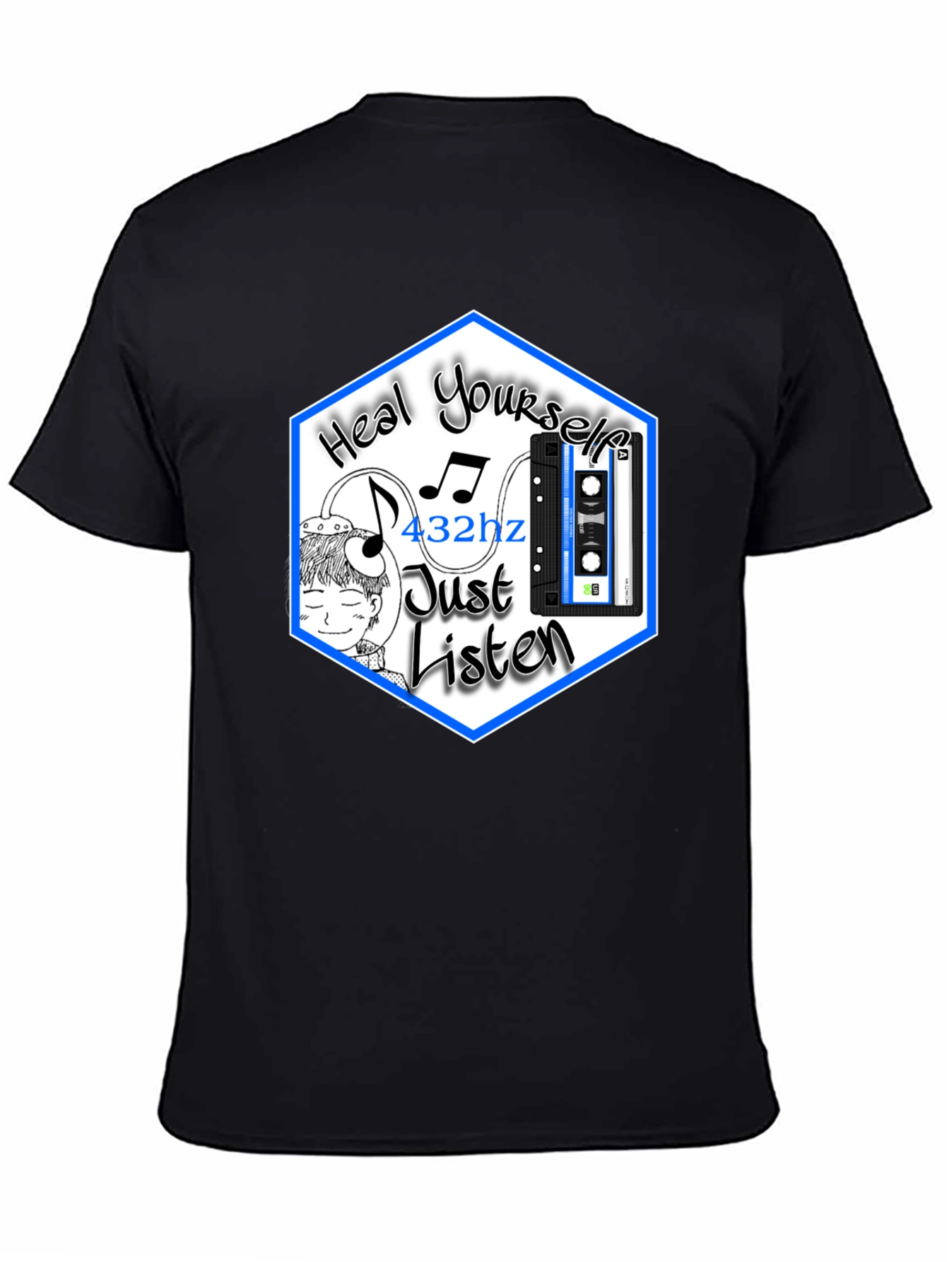 Heal Yourself T-Shirt 432hz Meditation Music Tee