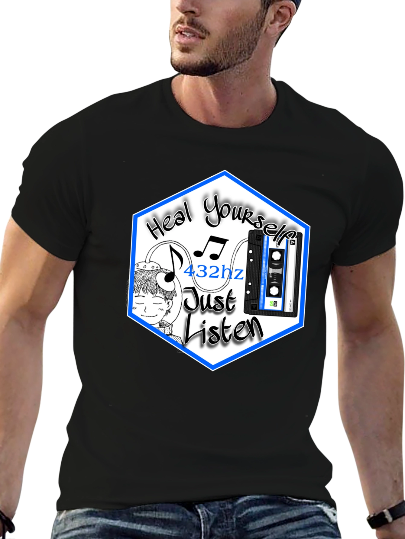 Heal Yourself T-Shirt 432hz Meditation Music Tee