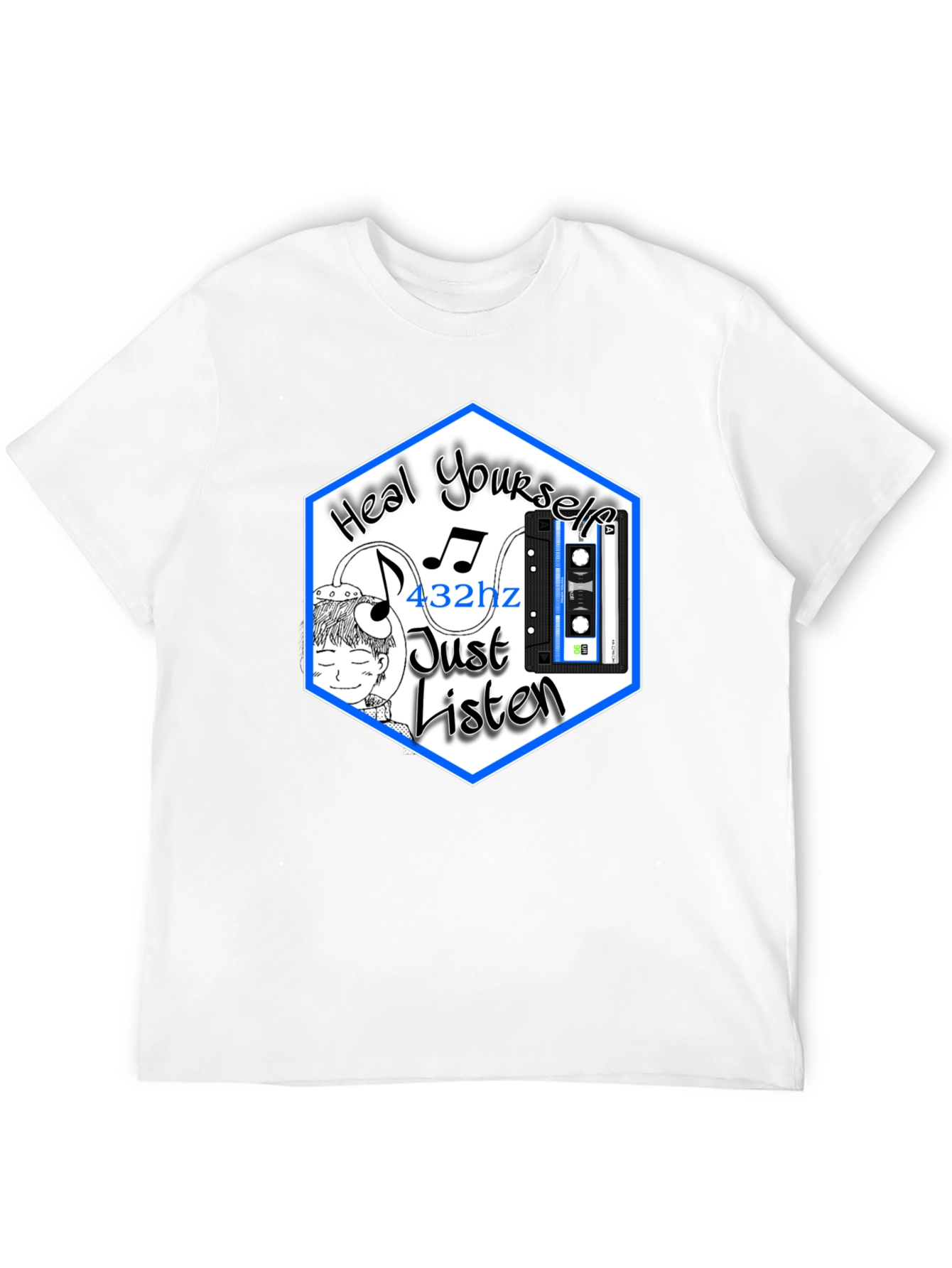 Heal Yourself T-Shirt 432hz Meditation Music Tee