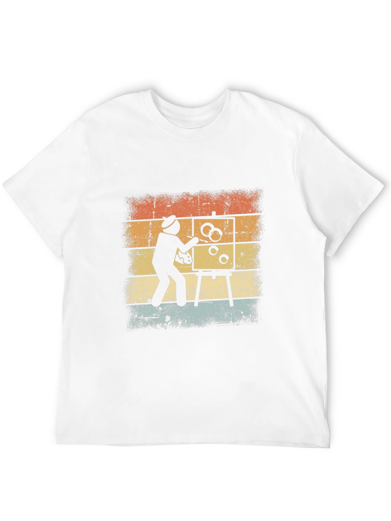 Retro Artist Painting T-Shirt
