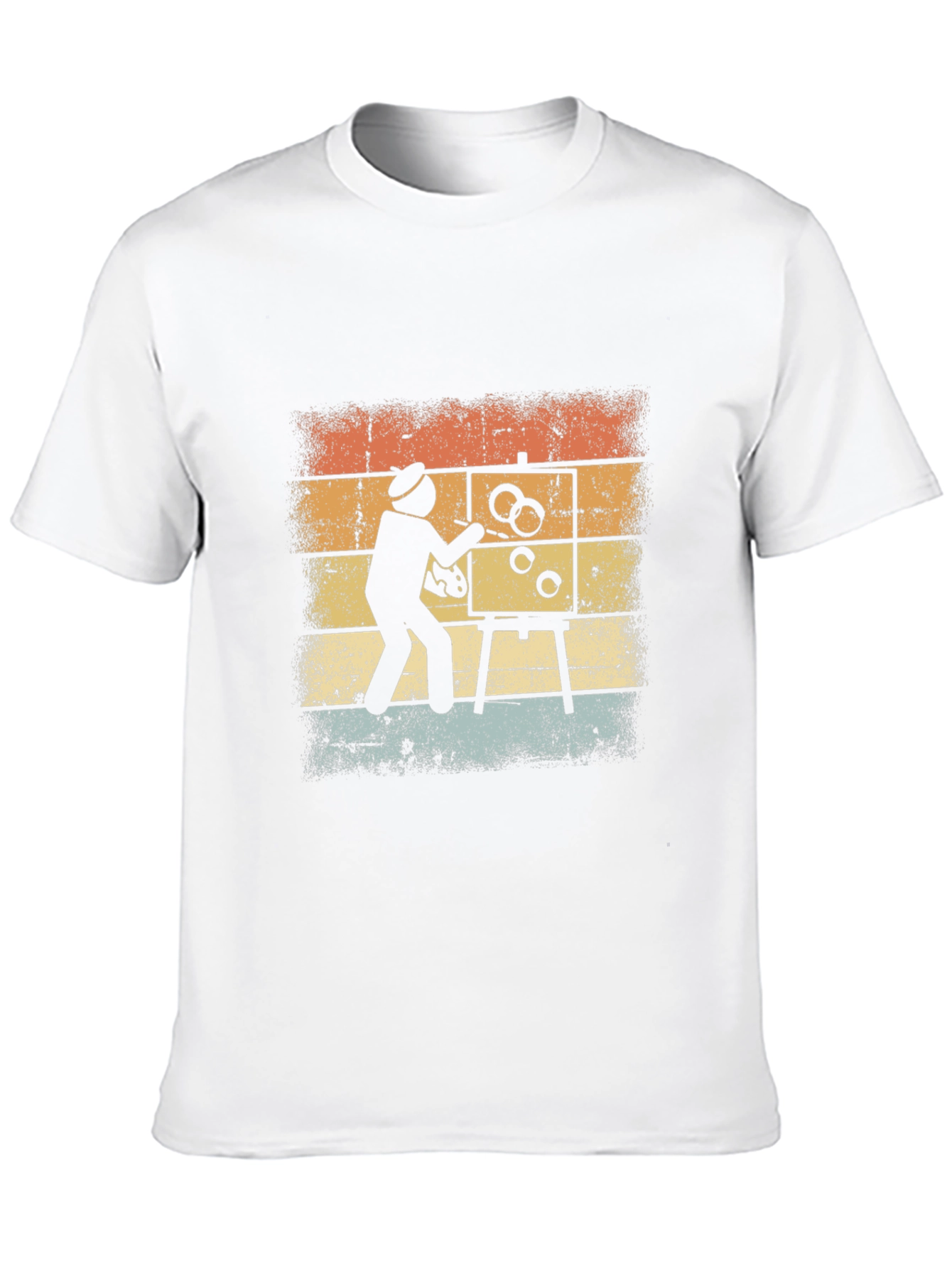 Retro Artist Painting T-Shirt