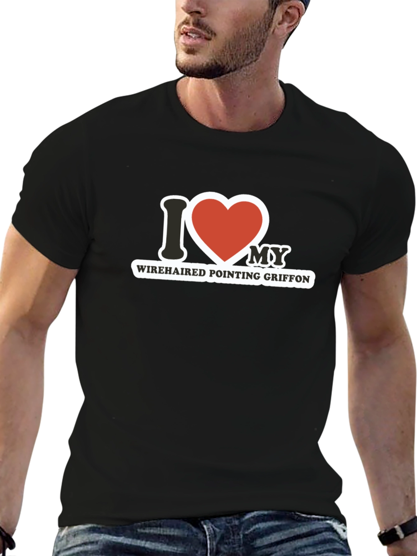 I Love My Wirehaired Pointing Griffon T-Shirt
