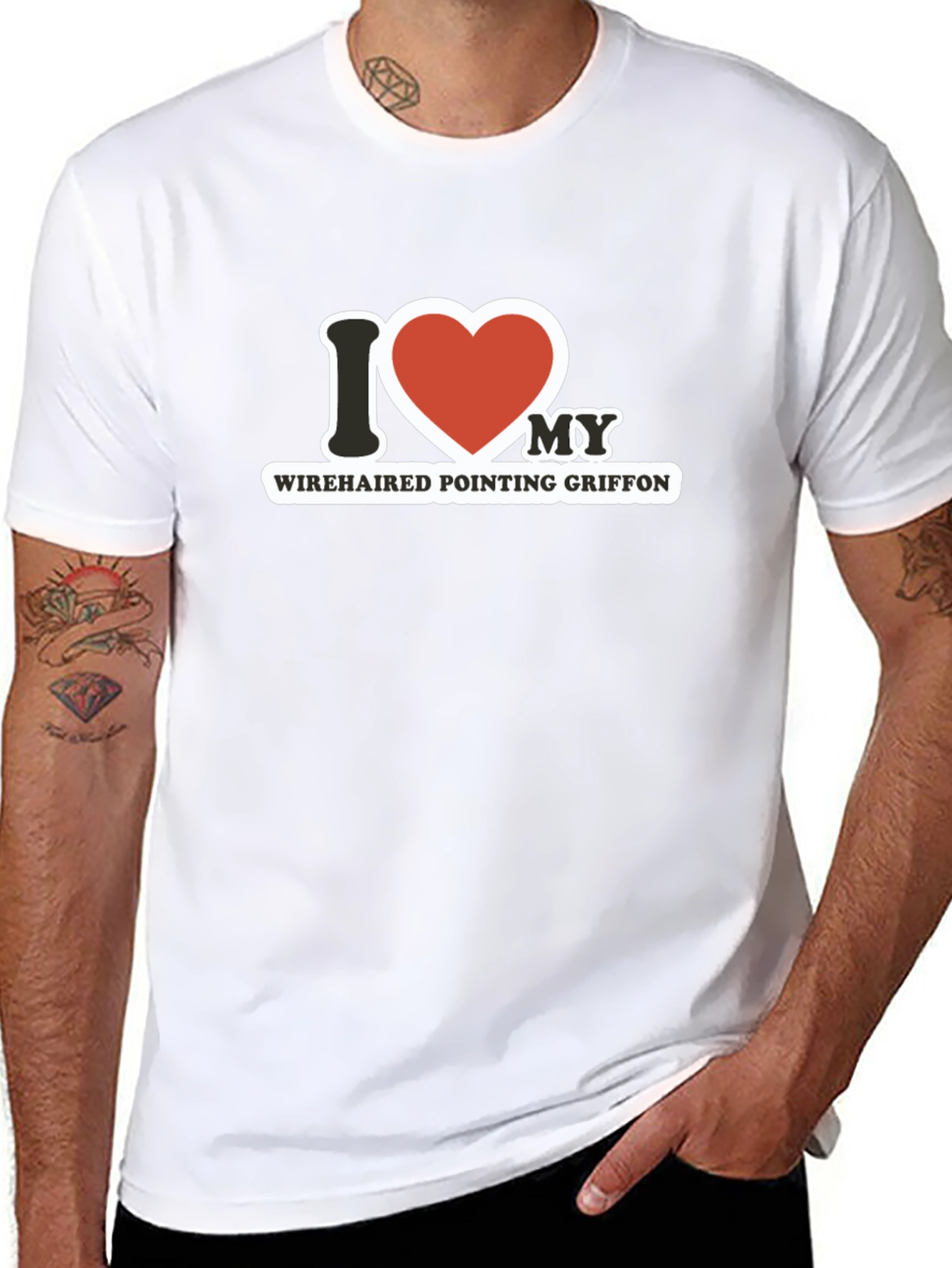 I Love My Wirehaired Pointing Griffon T-Shirt