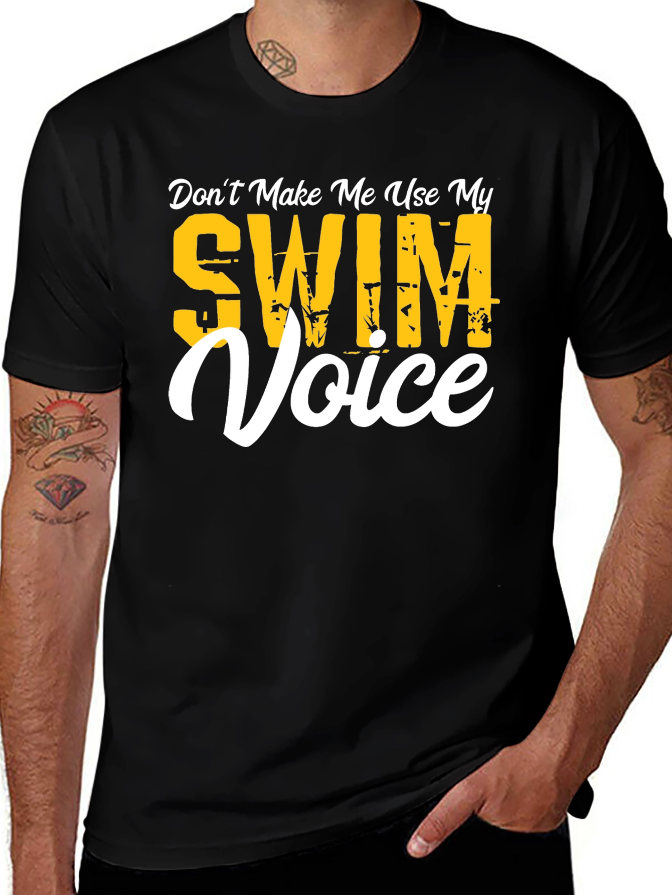 Swim Voice T-Shirt - Funny Swimmer Gift