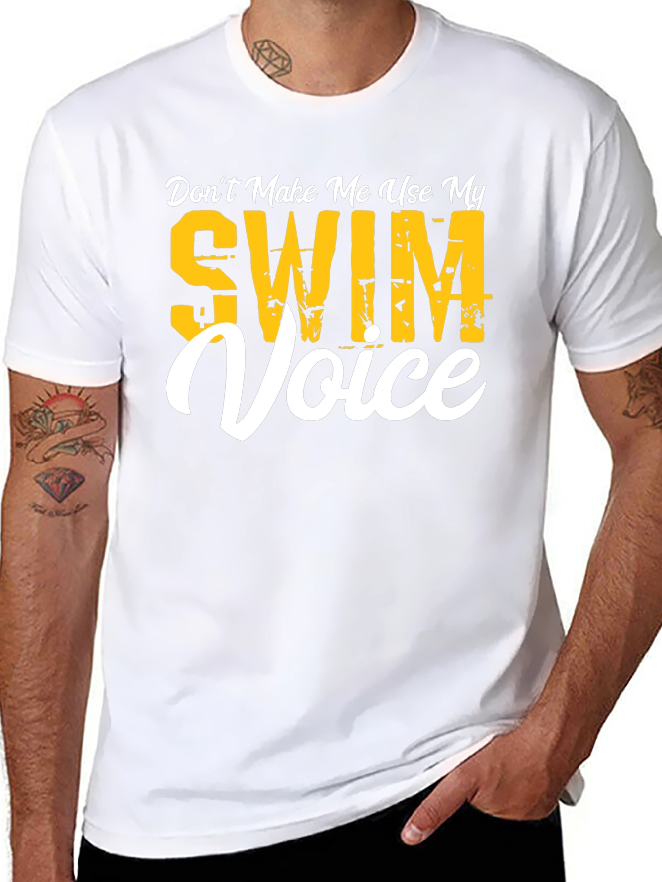 Swim Voice T-Shirt - Funny Swimmer Gift