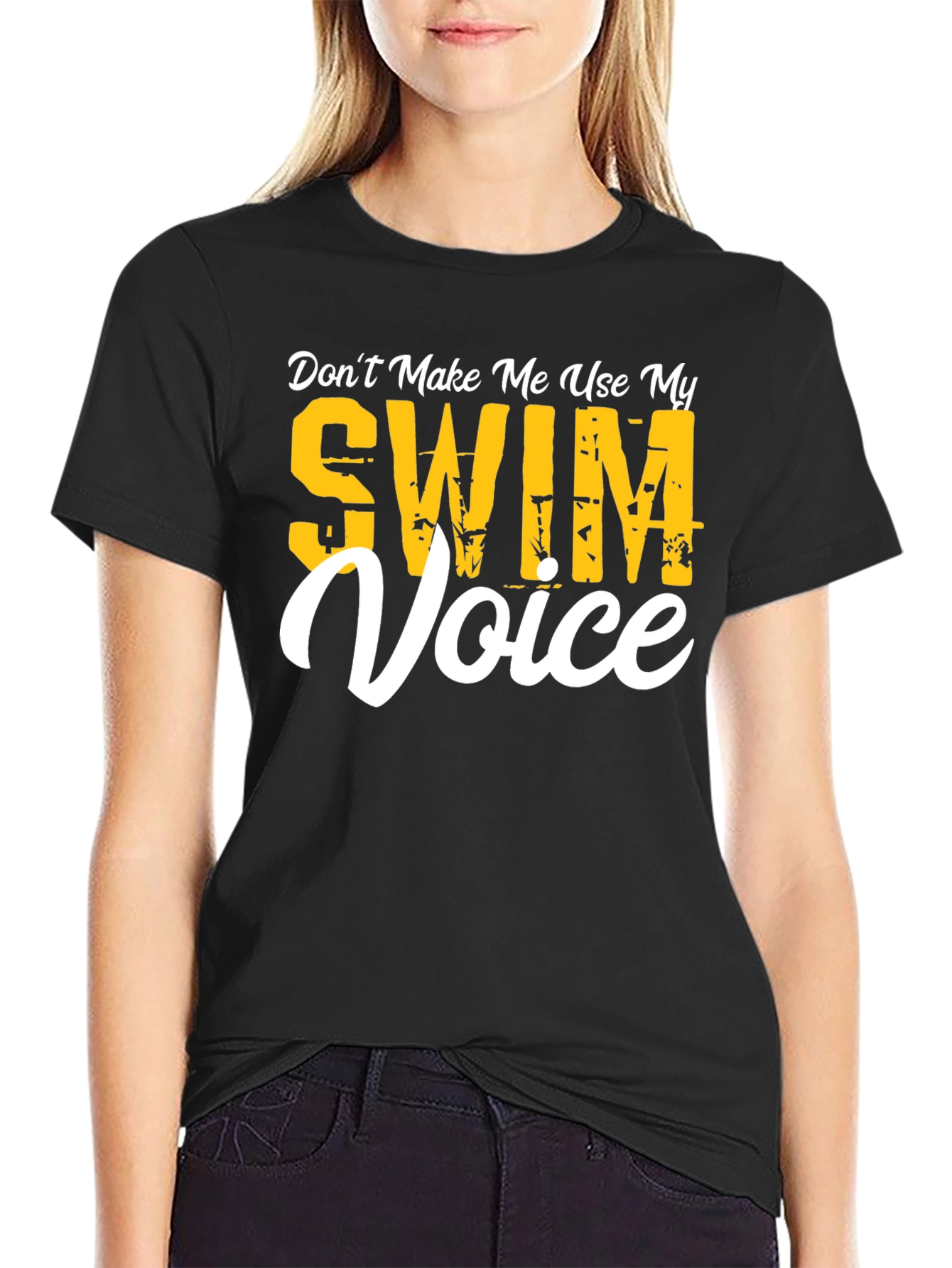Swim Voice T-Shirt - Funny Swimmer Gift