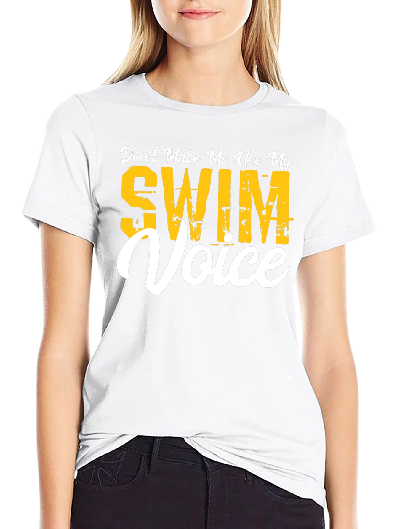 Swim Voice T-Shirt - Funny Swimmer Gift