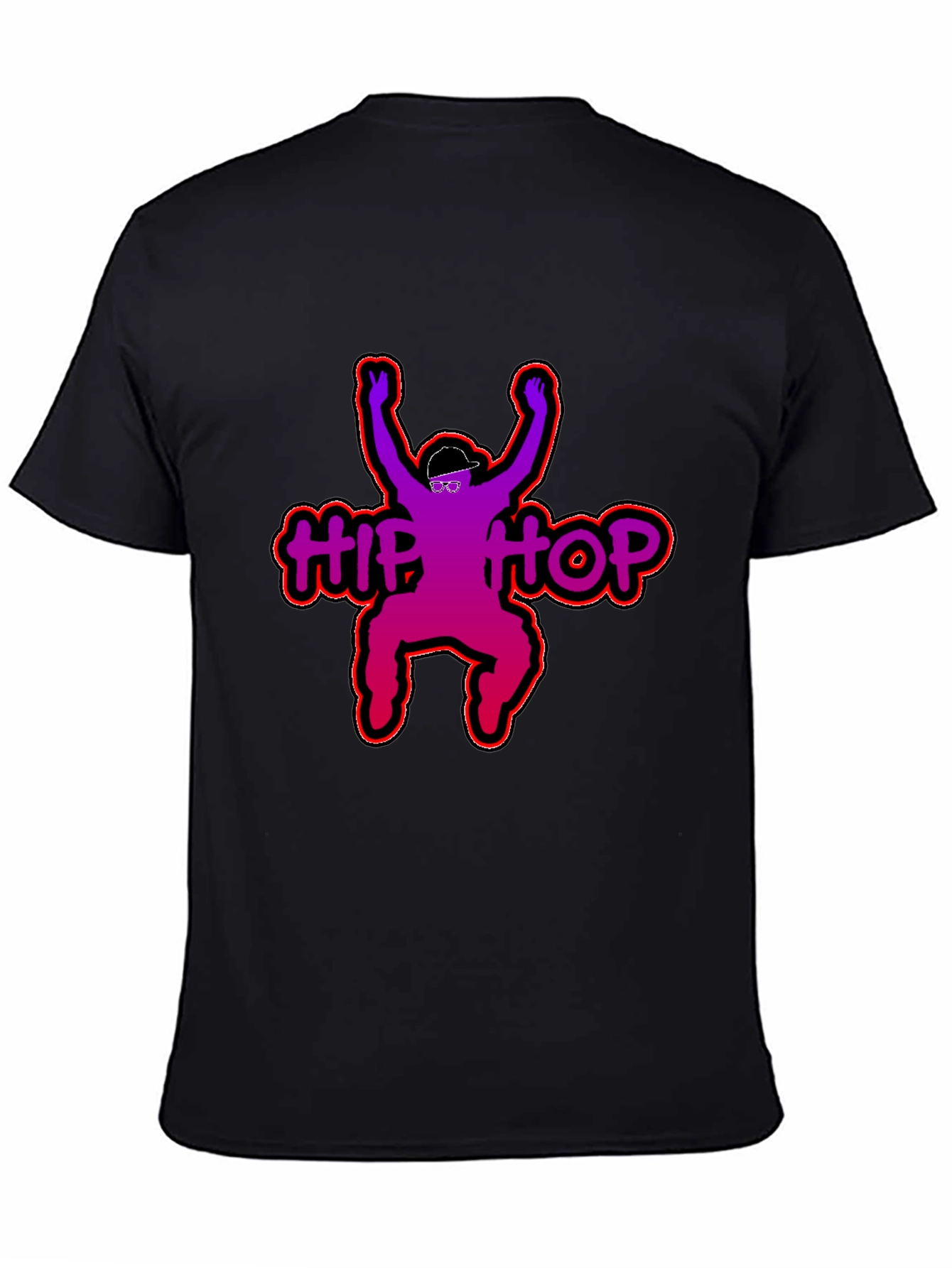 Hip Hop Graphic Print T-Shirt