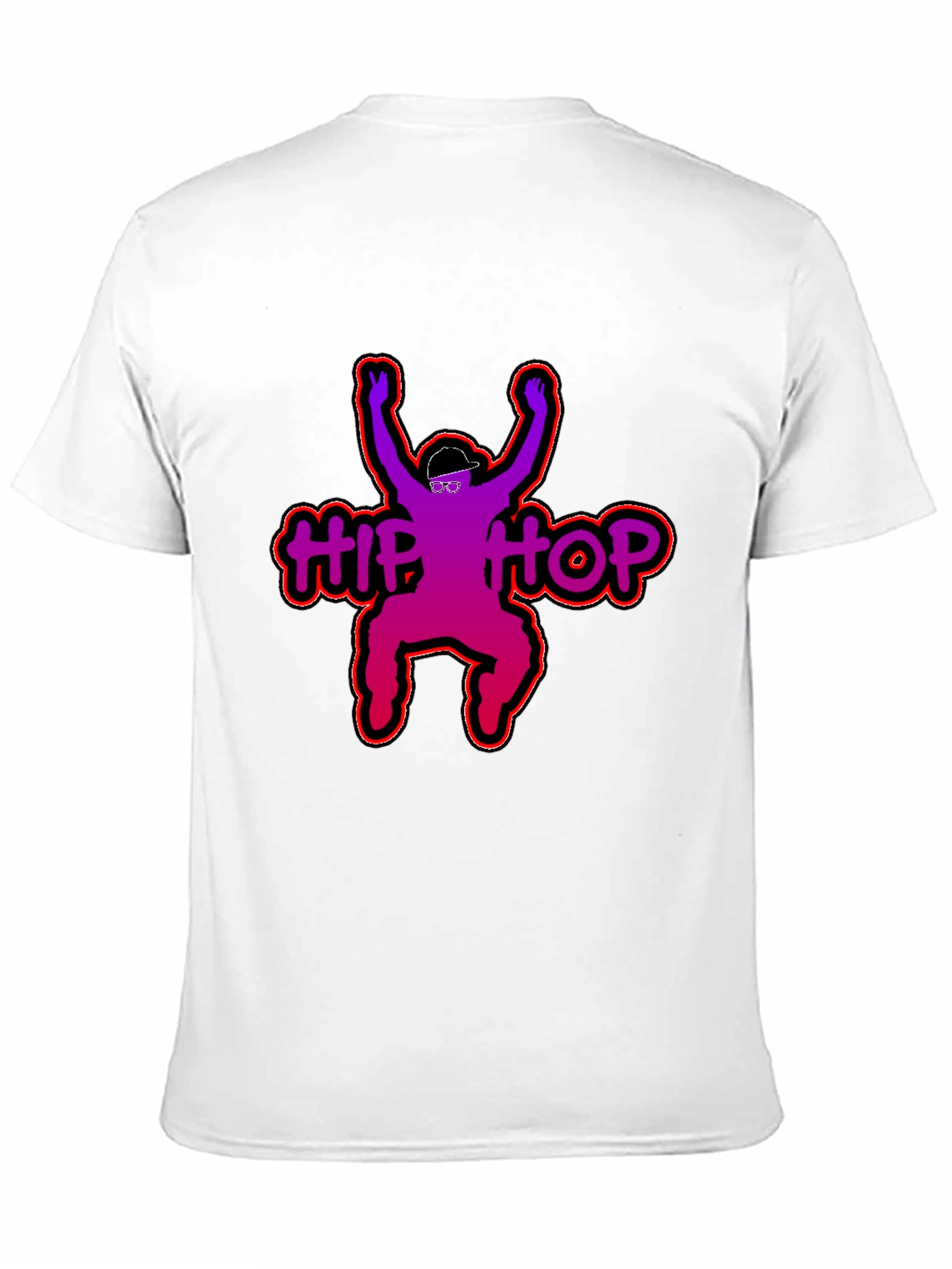 Hip Hop Graphic Print T-Shirt