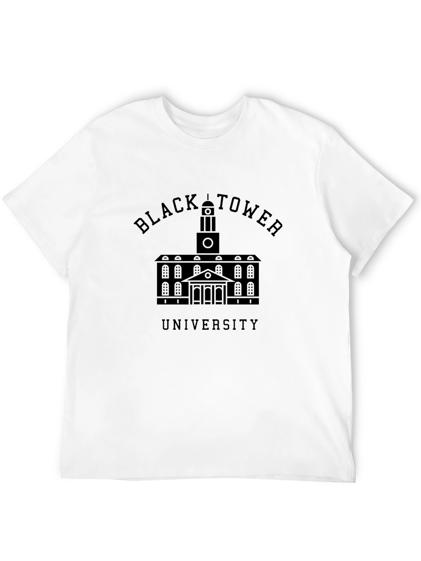 Black Tower University Graphic Tee