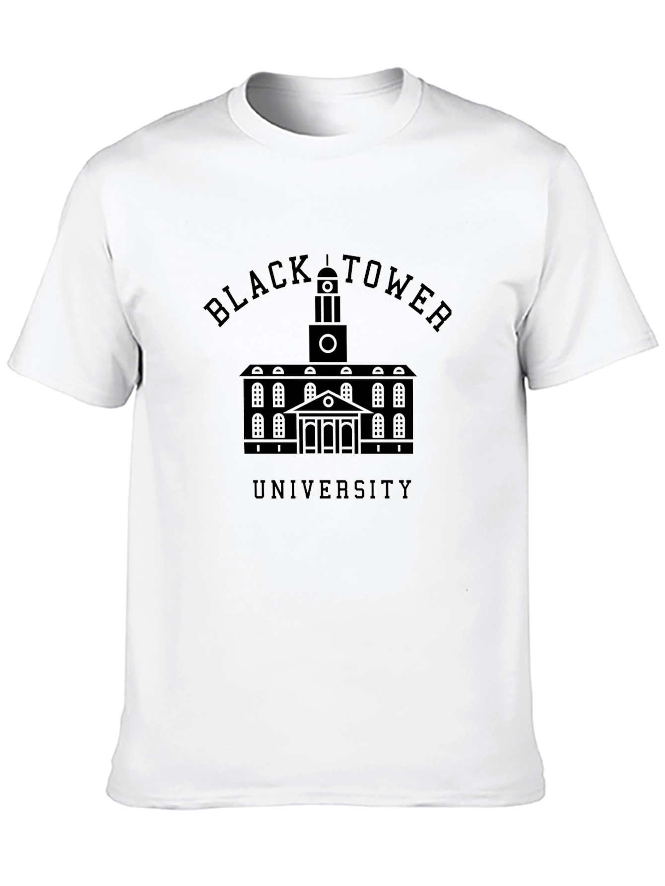 Black Tower University Graphic Tee