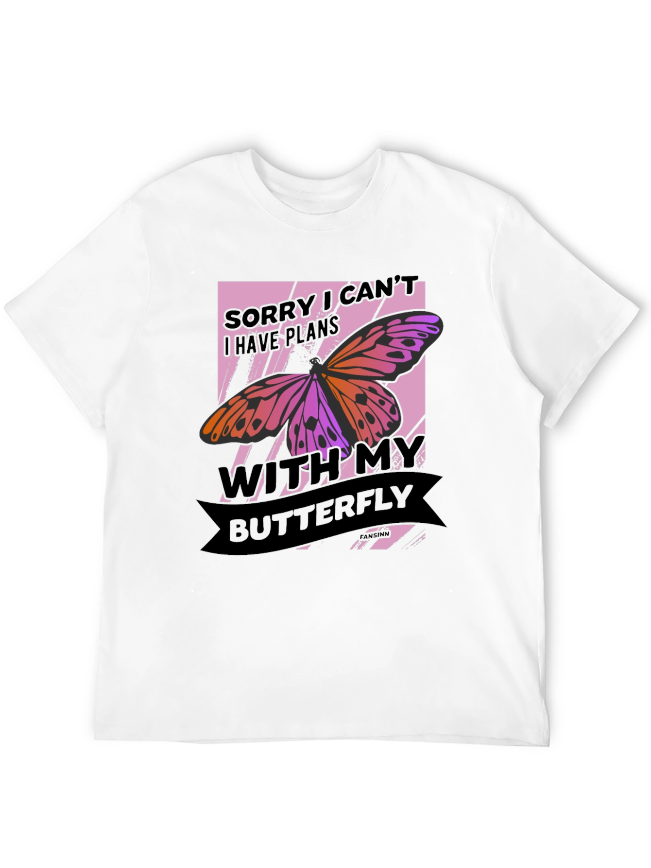 Butterfly Graphic Tee - Sorry I Cant