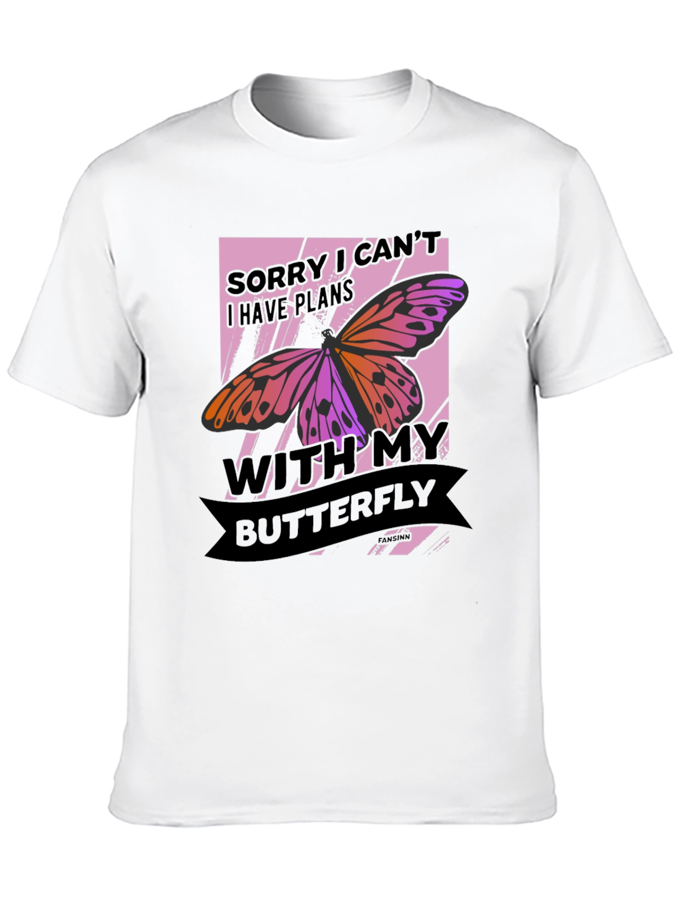 Butterfly Graphic Tee - Sorry I Cant