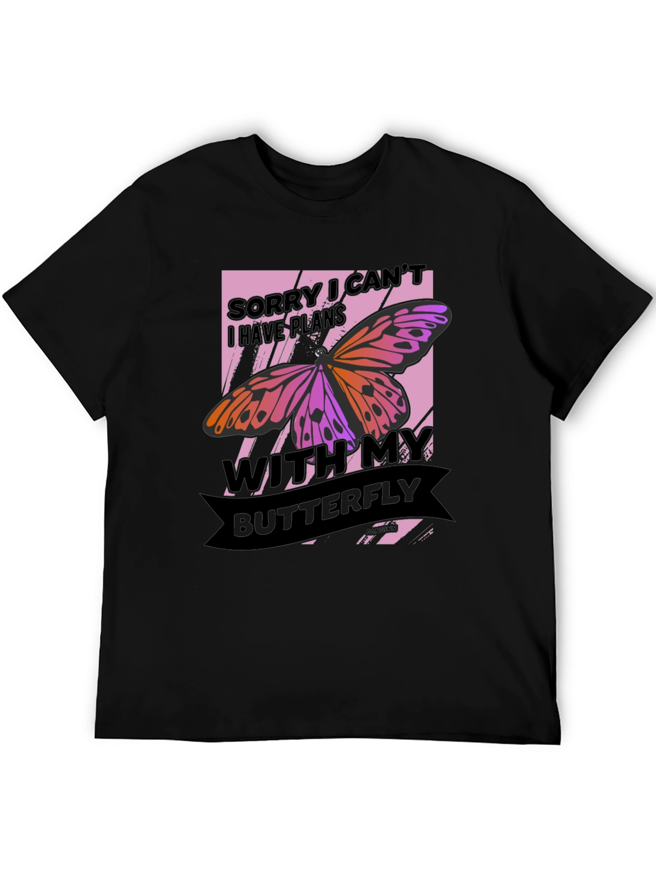 Butterfly Graphic Tee - Sorry I Cant
