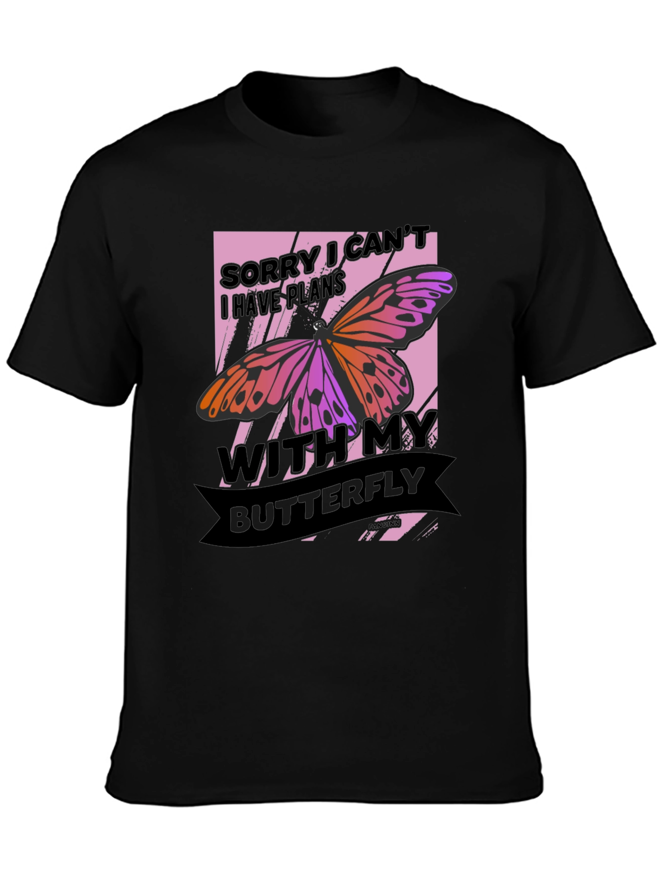 Butterfly Graphic Tee - Sorry I Cant