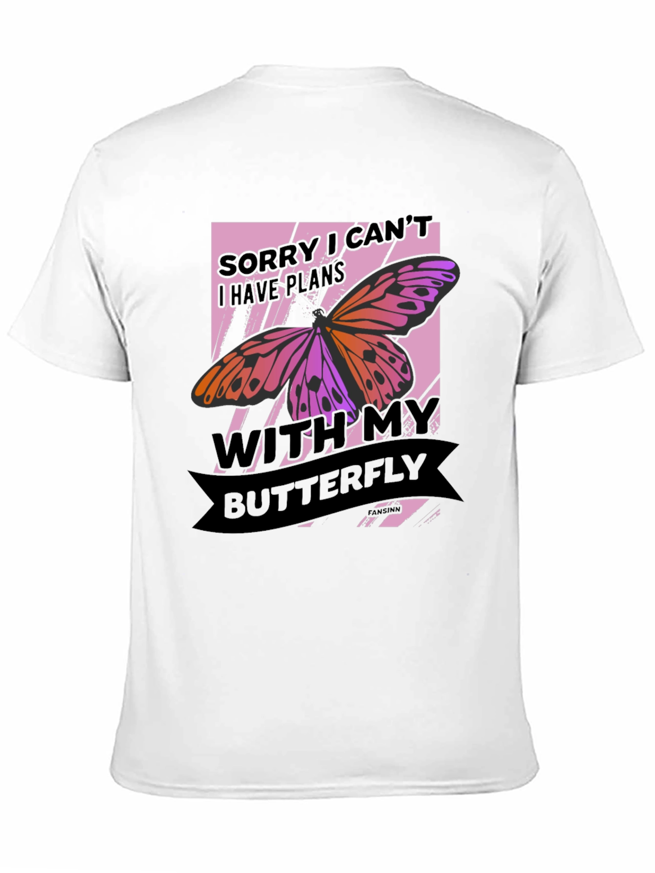 Butterfly Graphic Tee - Sorry I Cant