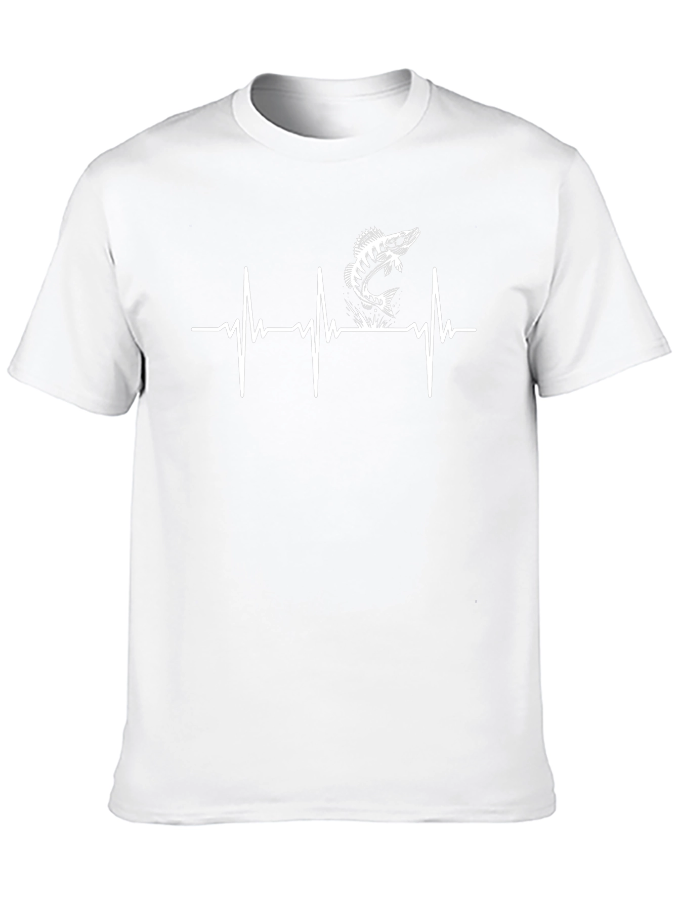 Fishing Heartbeat T-Shirt - Fishermans Pulse