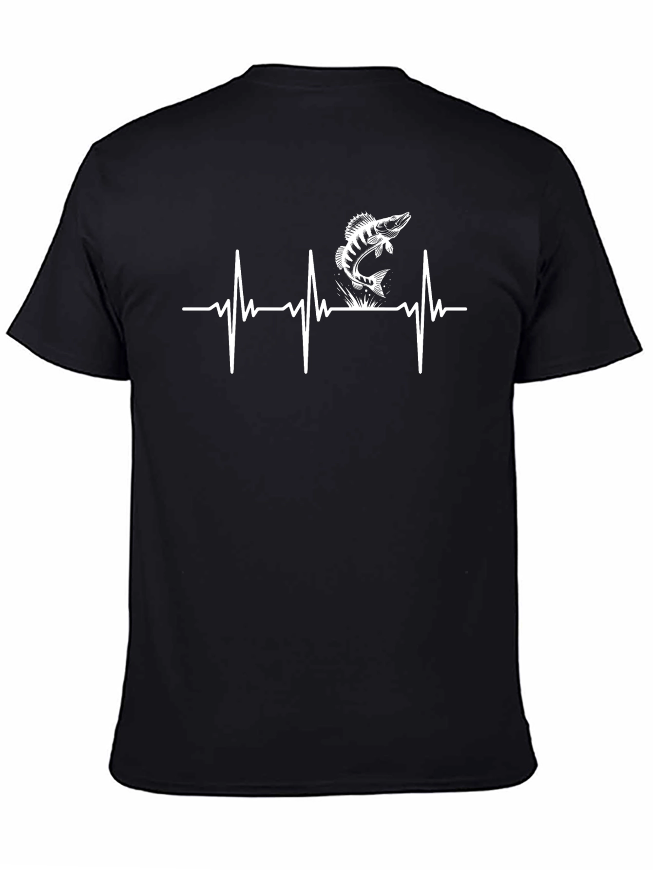 Fishing Heartbeat T-Shirt - Fishermans Pulse