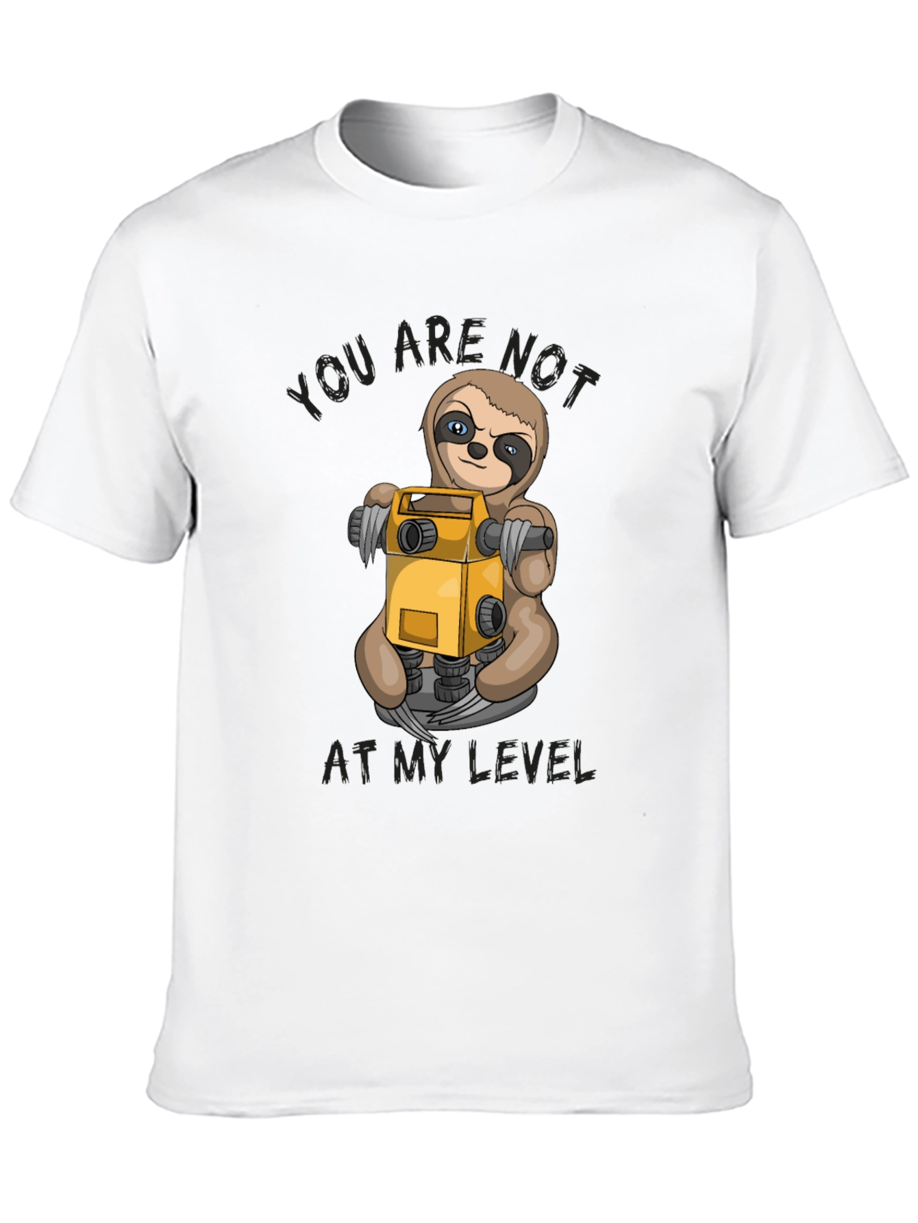 Sloth Level Funny T-Shirt