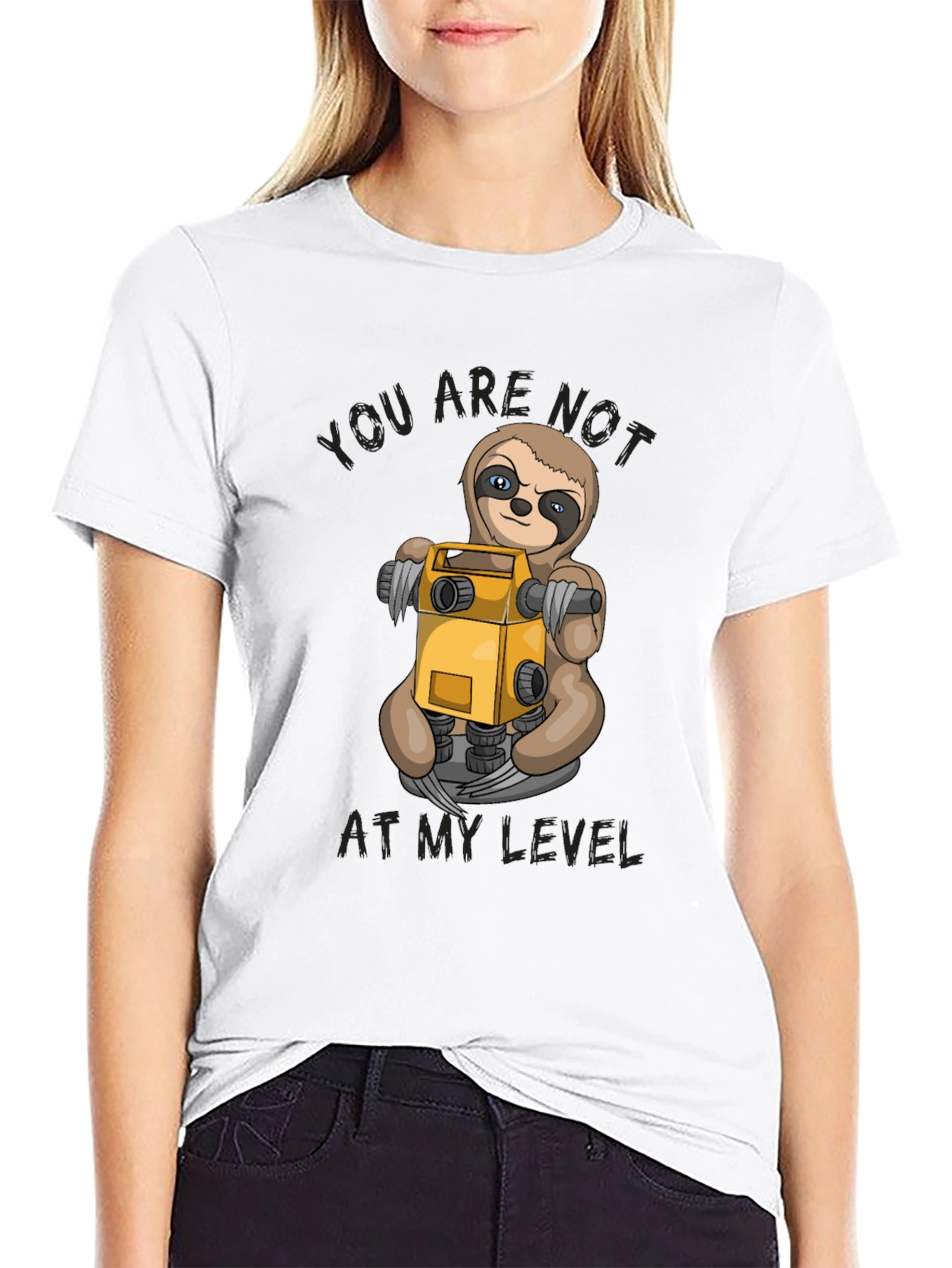 Sloth Level Funny T-Shirt