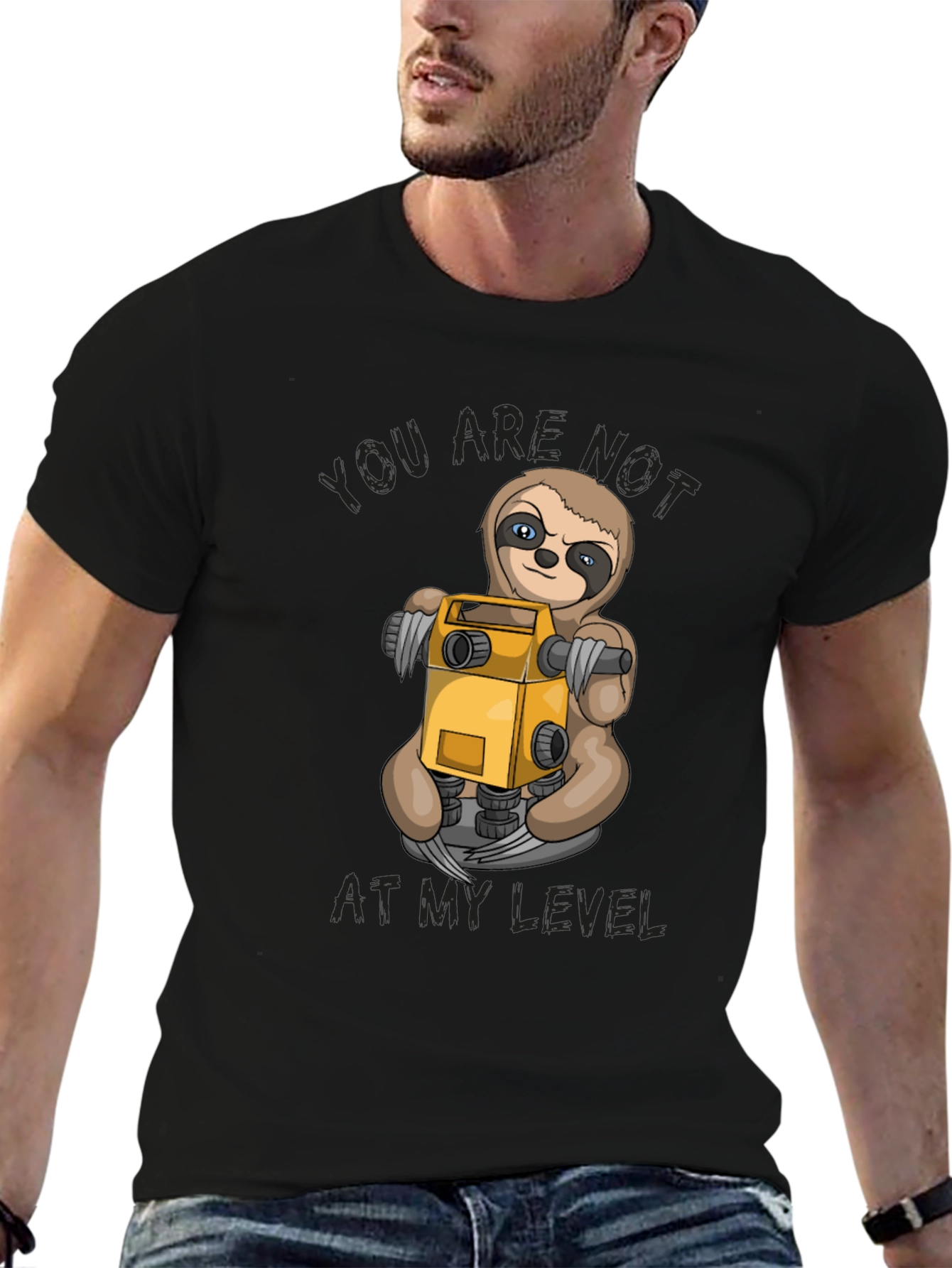 Sloth Level Funny T-Shirt