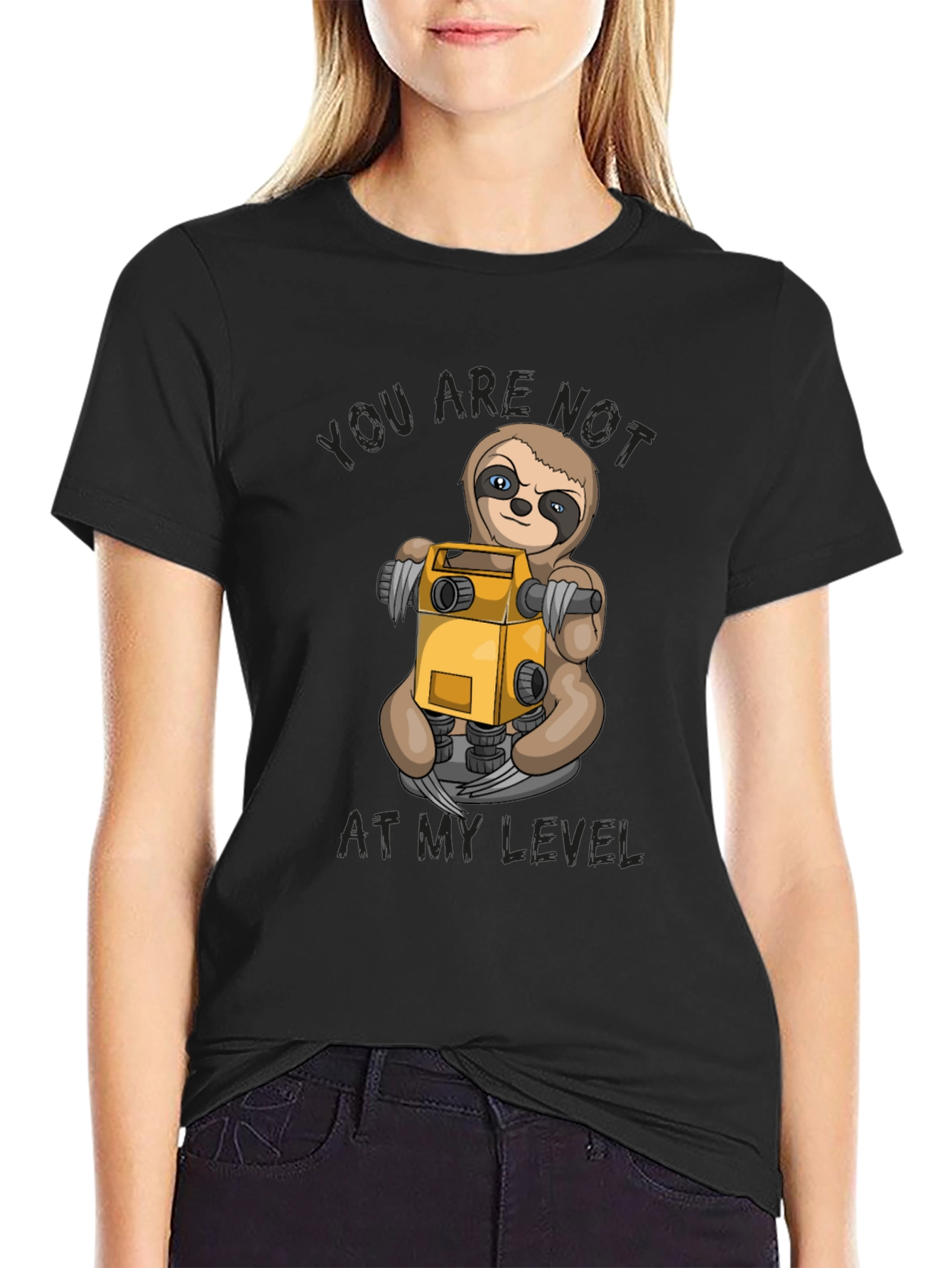 Sloth Level Funny T-Shirt