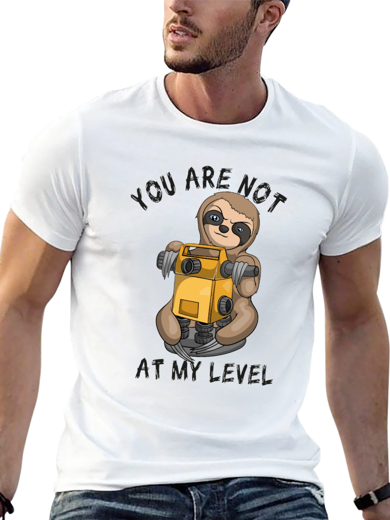 Sloth Level Funny T-Shirt