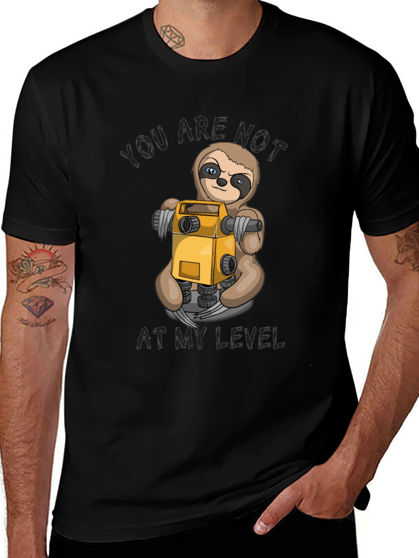 Sloth Level Funny T-Shirt