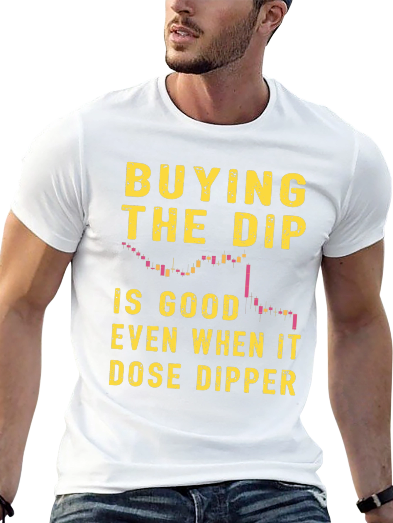 Buy the Dip Mens Black Graphic Tee