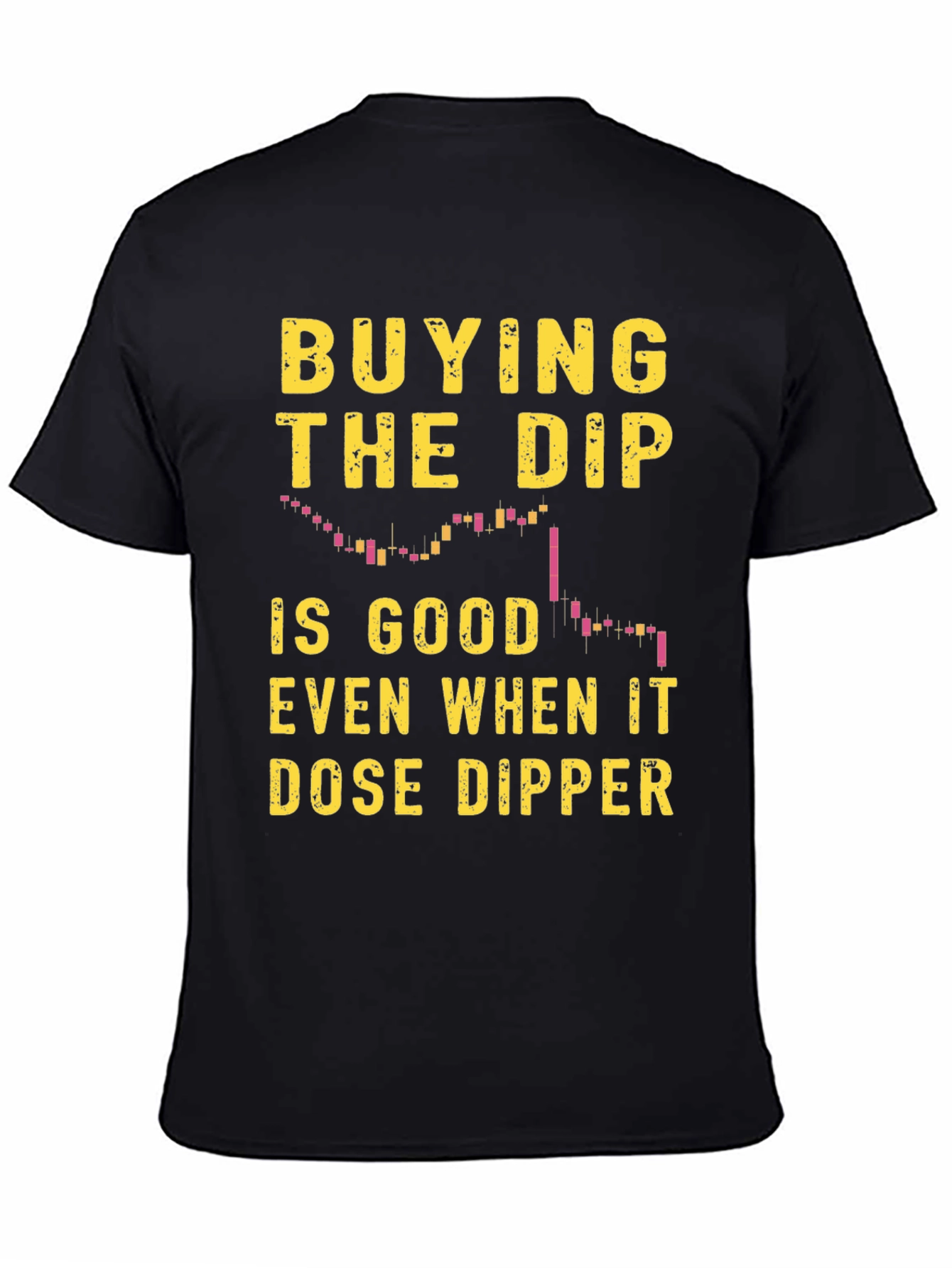 Buy the Dip Mens Black Graphic Tee