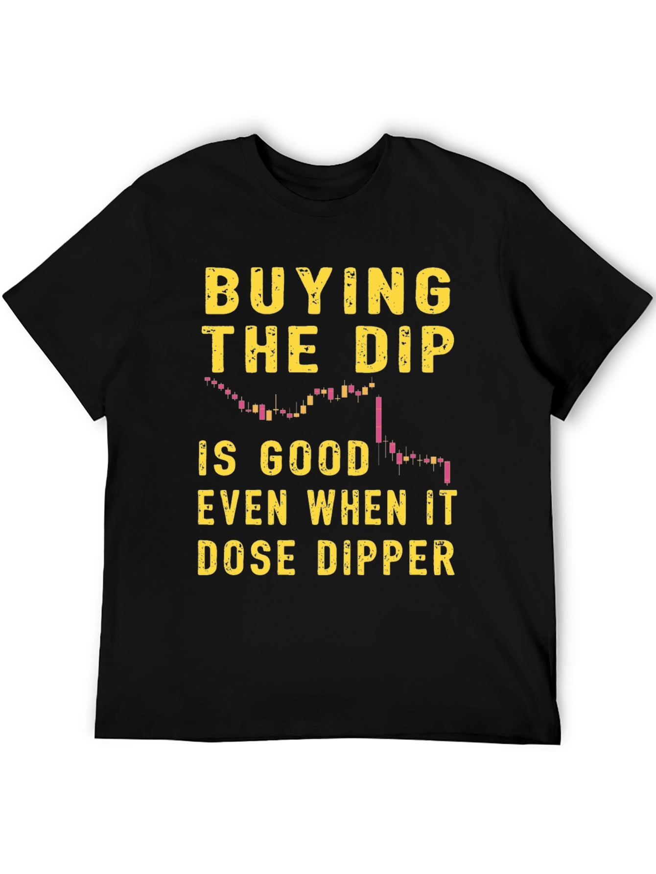 Buy the Dip Mens Black Graphic Tee