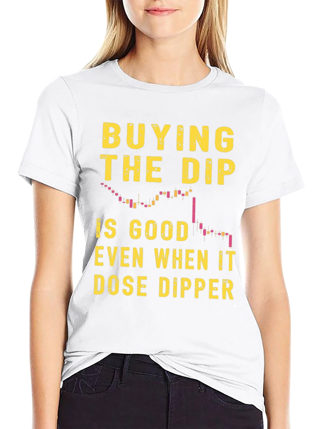 Buy the Dip Mens Black Graphic Tee