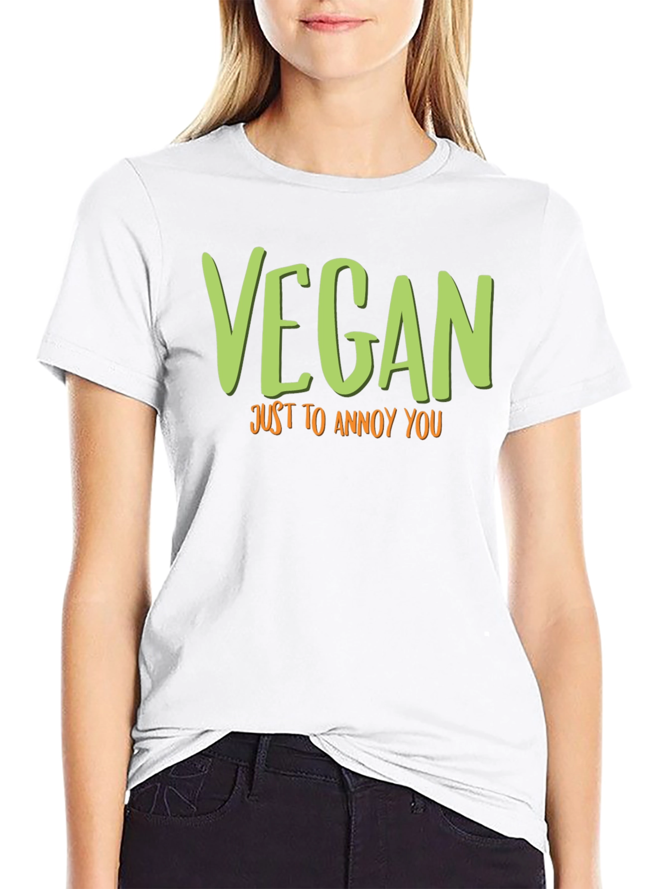 Vegan Just to Annoy You T-Shirt Funny Graphic Tee