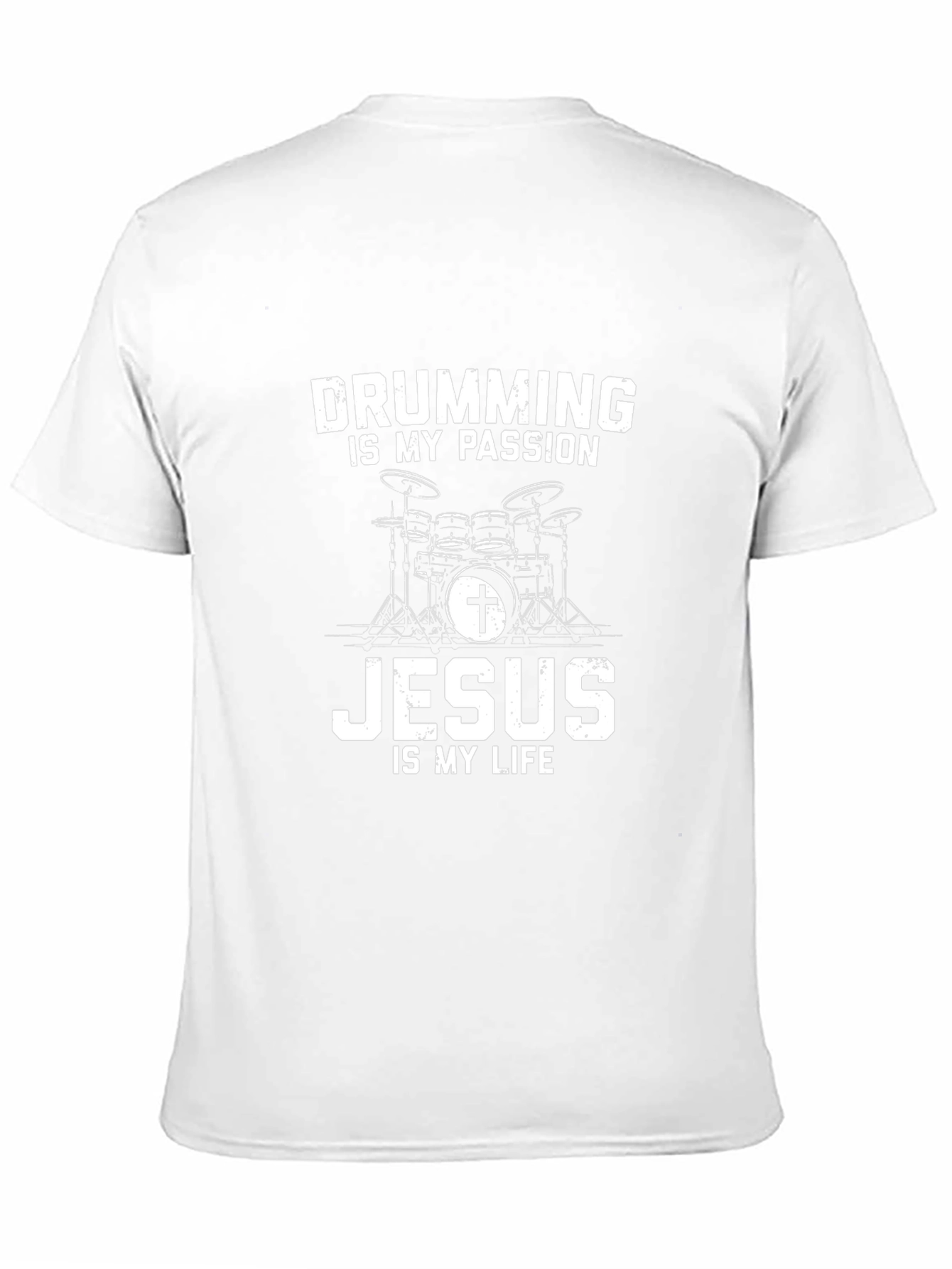 Drumming Jesus T-Shirt - Passion and Faith
