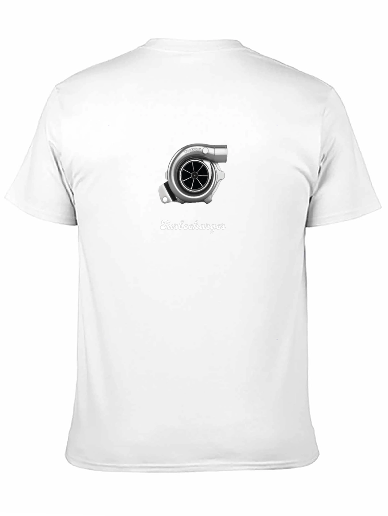 Turbocharger Graphic Tee - Black Cotton T-Shirt