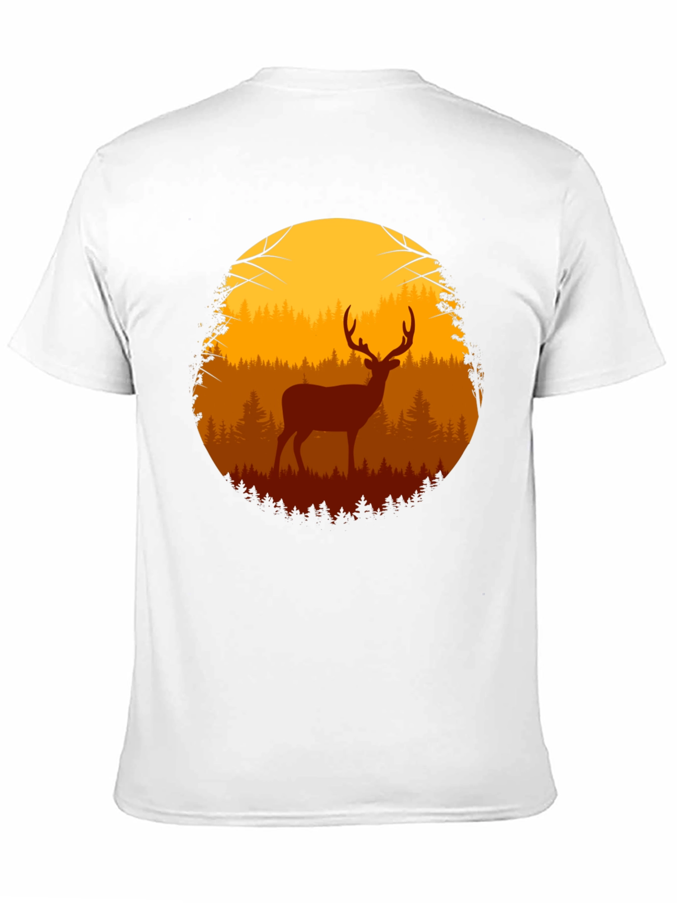 Deer in Forest Graphic Tee
