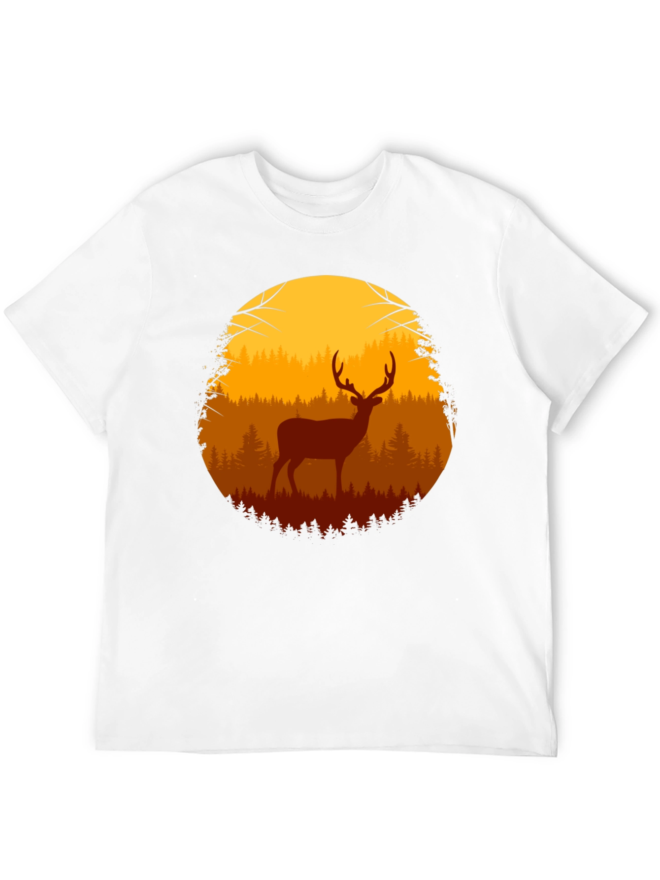 Deer in Forest Graphic Tee