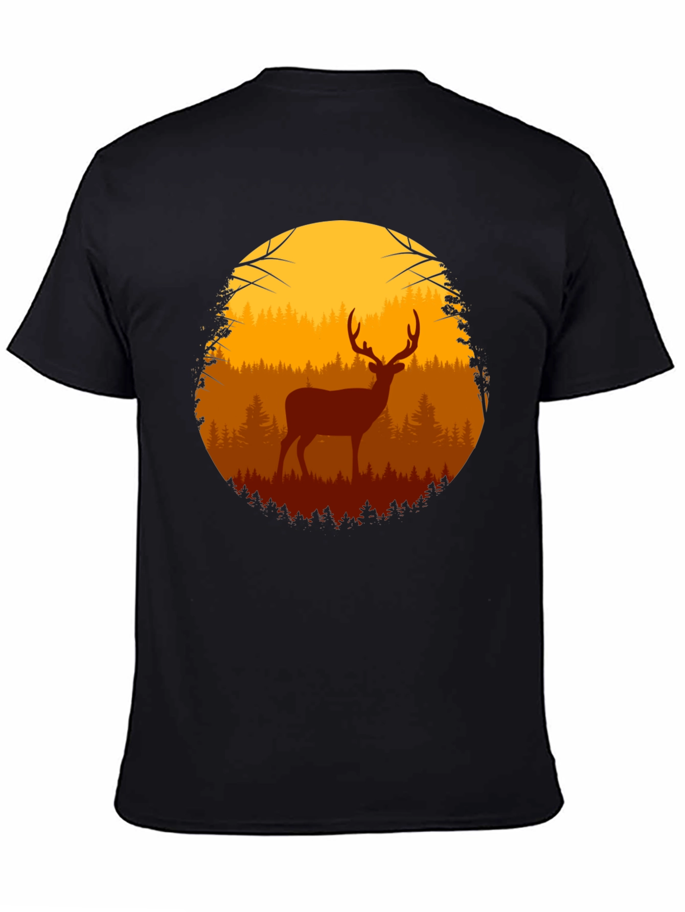 Deer in Forest Graphic Tee