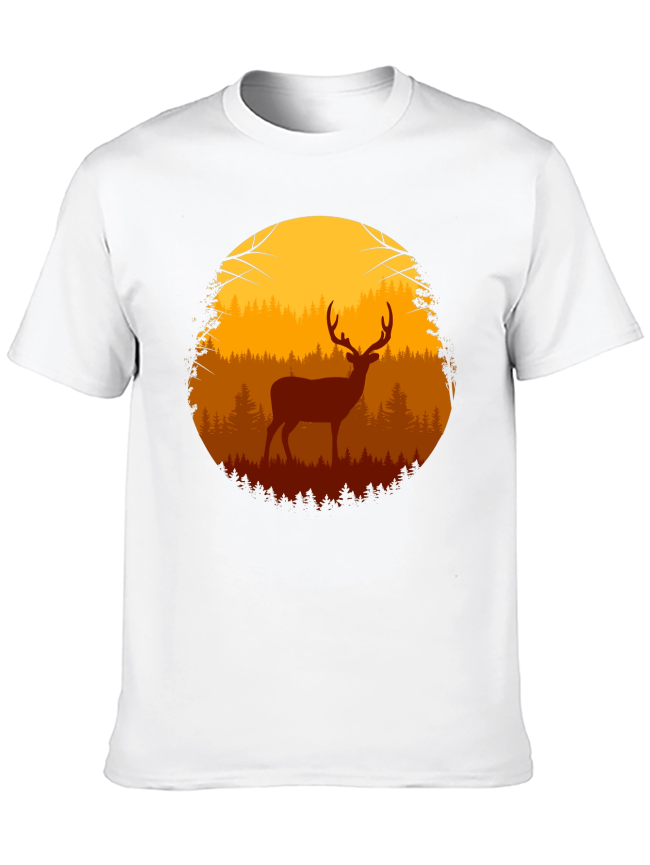 Deer in Forest Graphic Tee