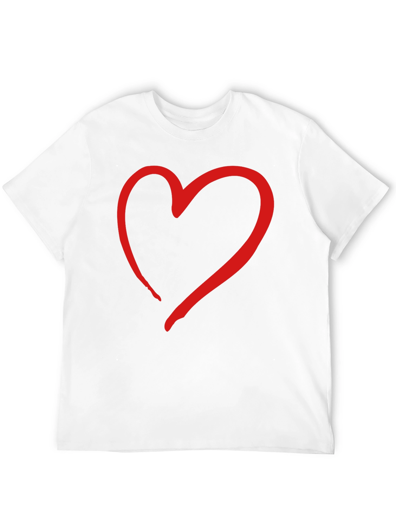 Heart Graphic Black T-Shirt | Stylish Casual Tee
