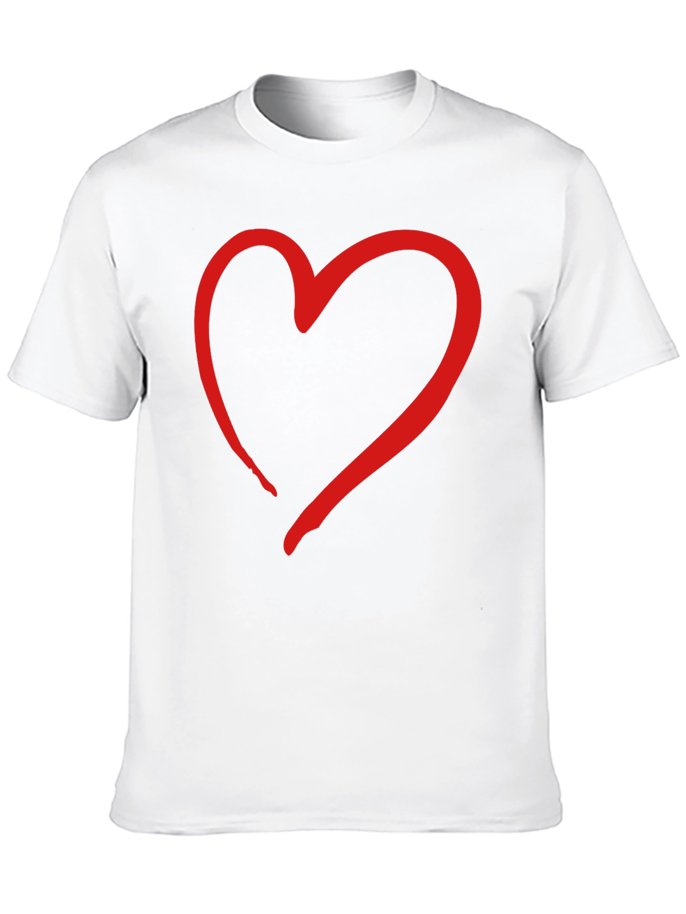 Heart Graphic Black T-Shirt | Stylish Casual Tee