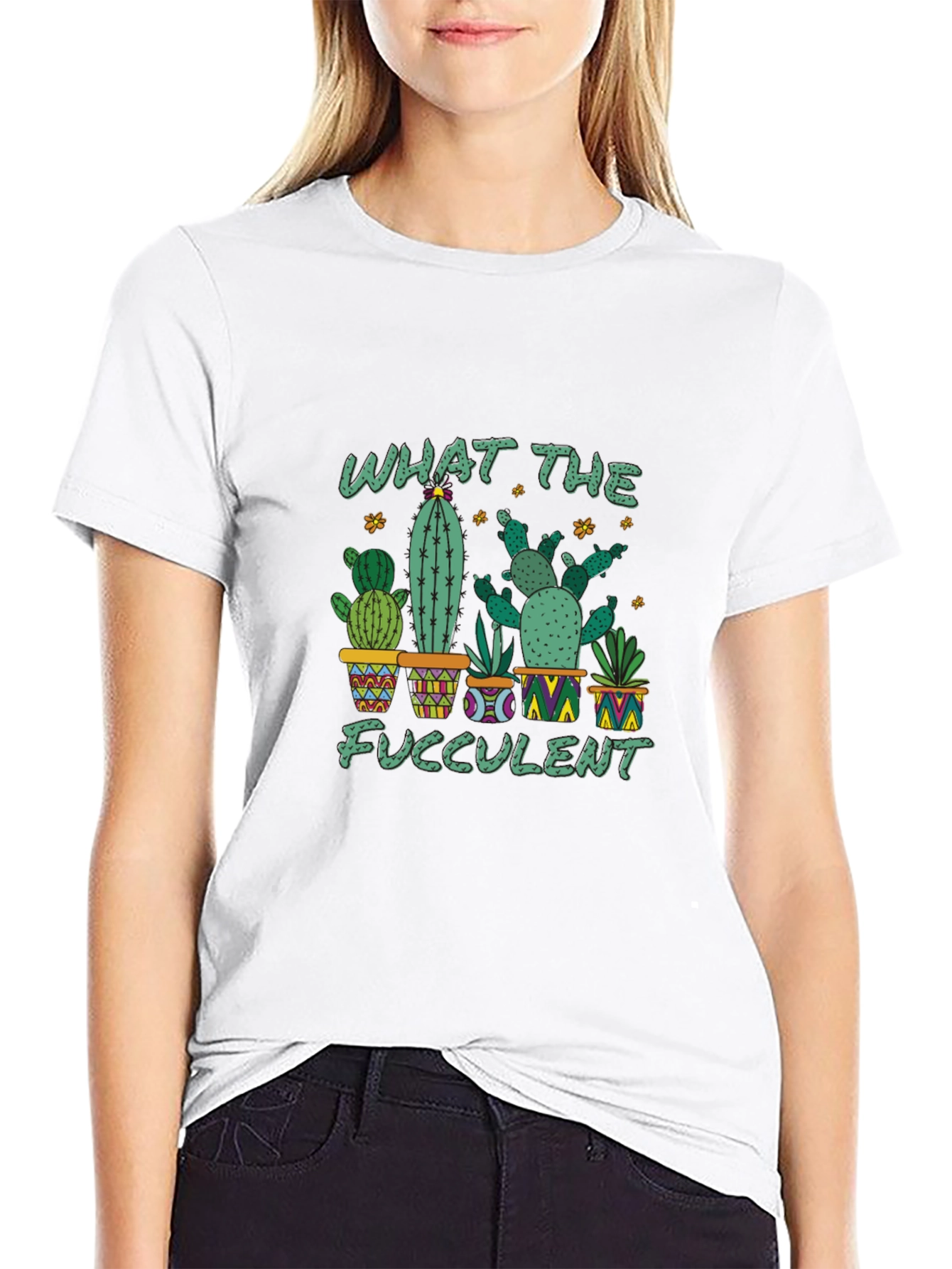 What The Fucculent Cactus T-Shirt
