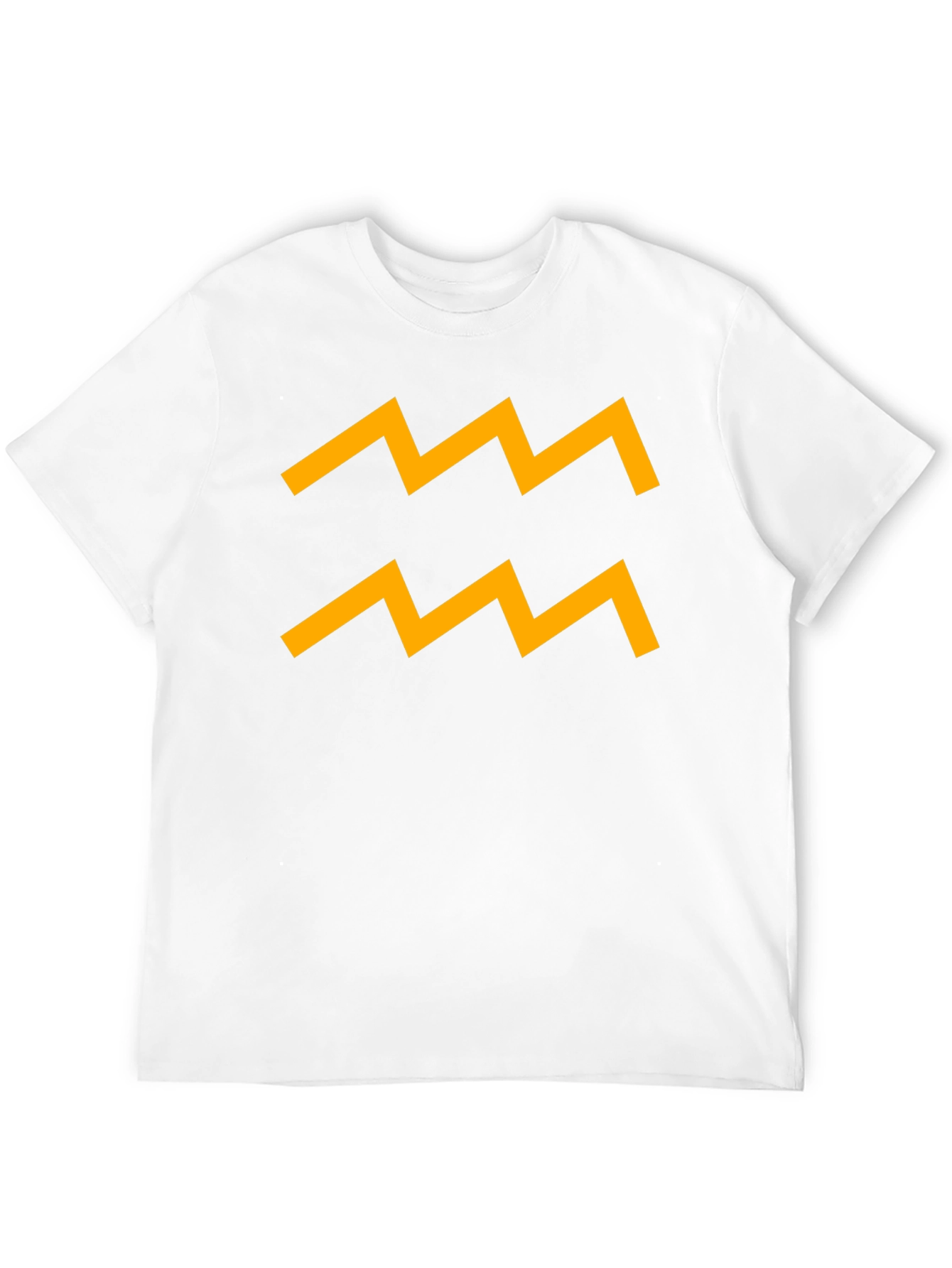 Aquarius Zodiac Sign T-Shirt - Black