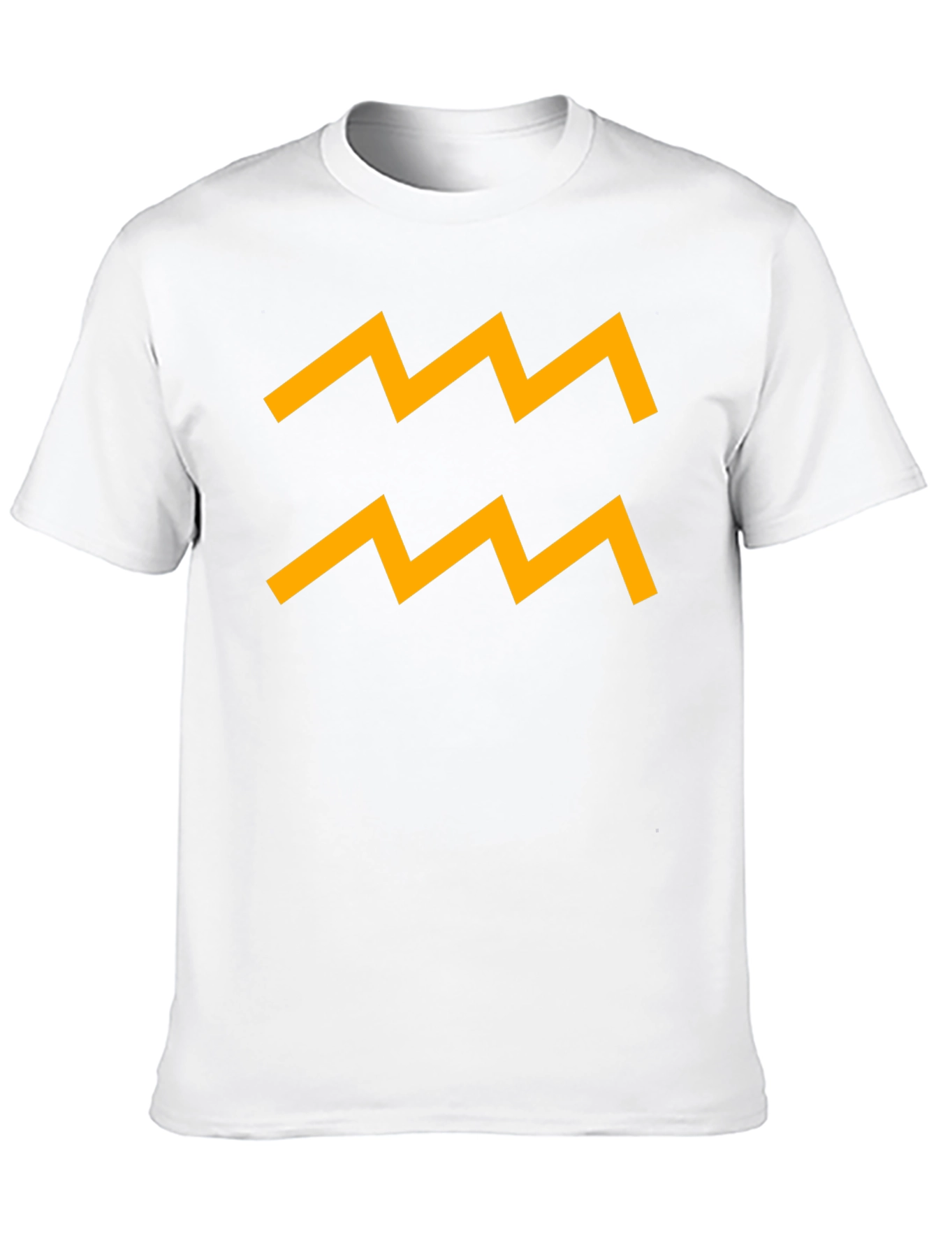 Aquarius Zodiac Sign T-Shirt - Black