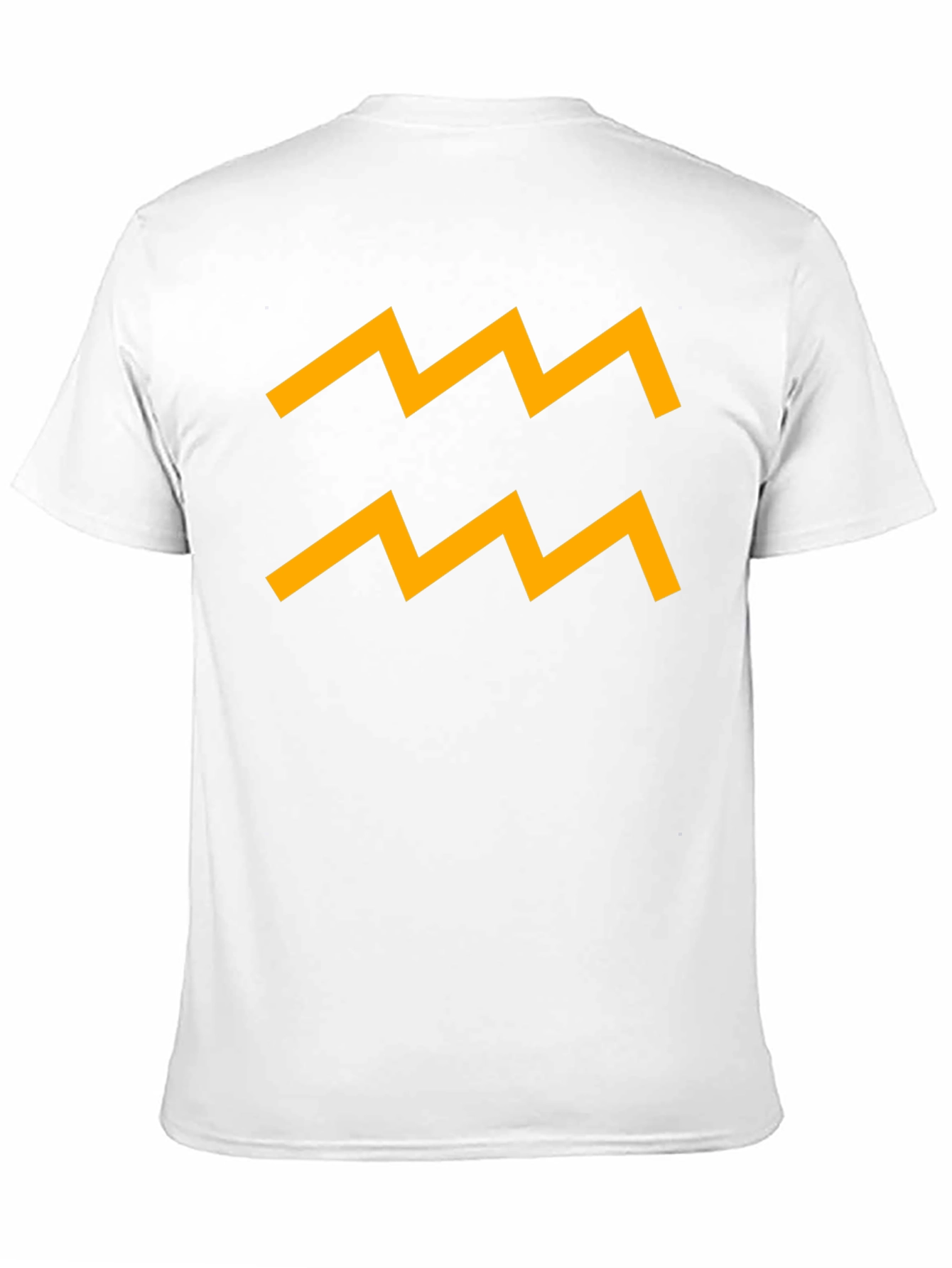 Aquarius Zodiac Sign T-Shirt - Black