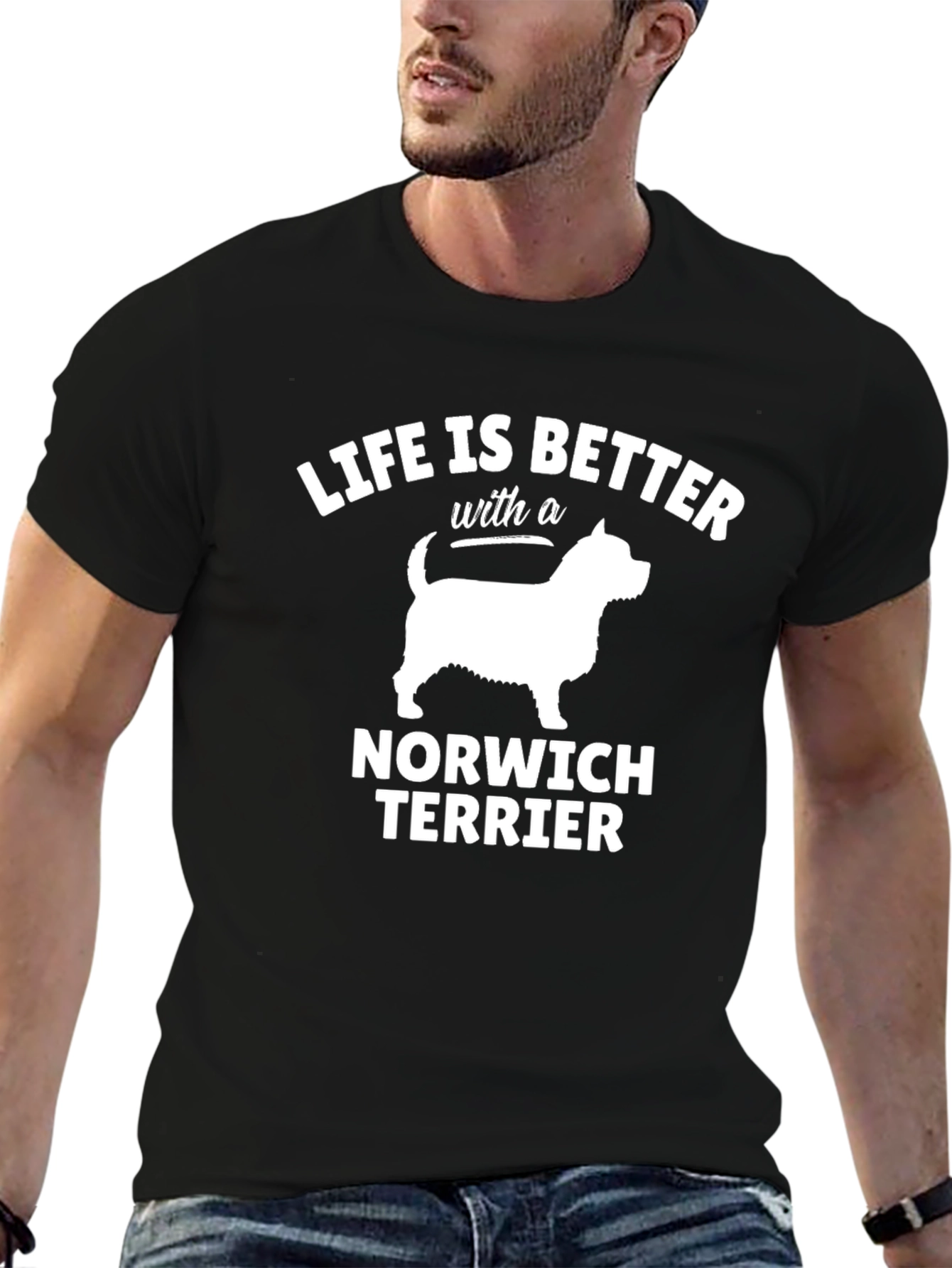 Life is Better with a Norwich Terrier T-Shirt
