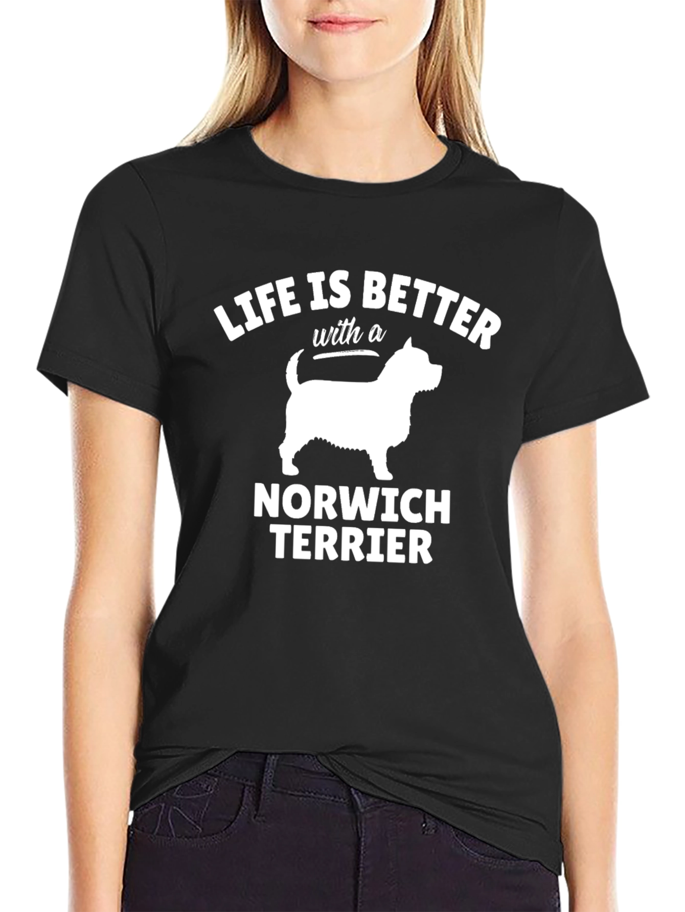Life is Better with a Norwich Terrier T-Shirt