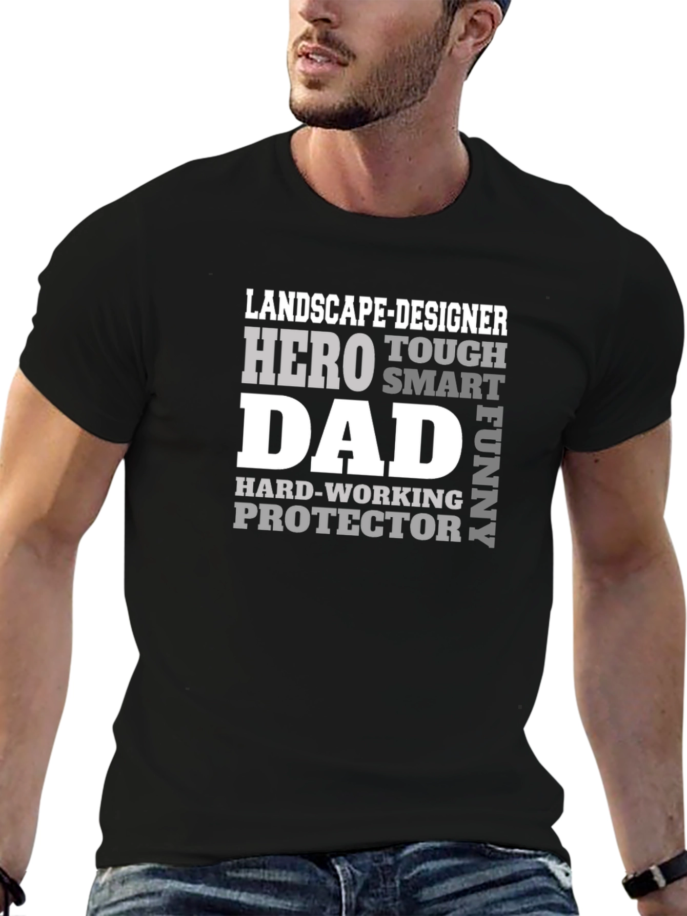 Landscape Designer Dad T-Shirt - Hero Tough Funny