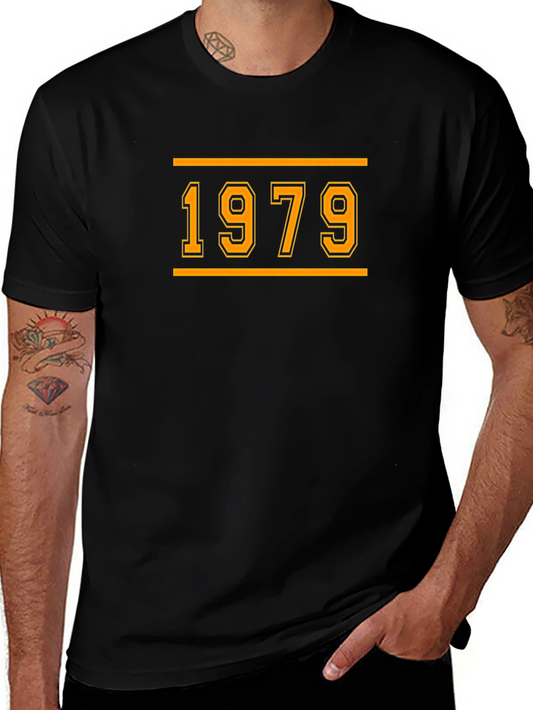 1979 Graphic T-Shirt - Retro Style Black Tee